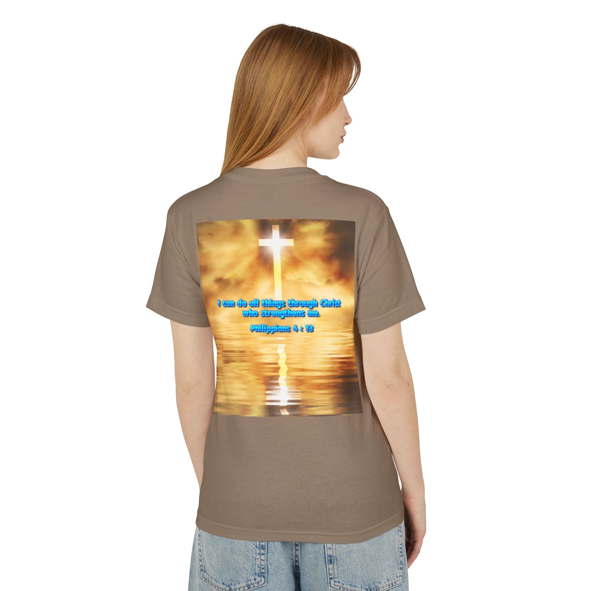 Bible Verse Tee - Philippians 4 : 13 Unisex Shirt Printify