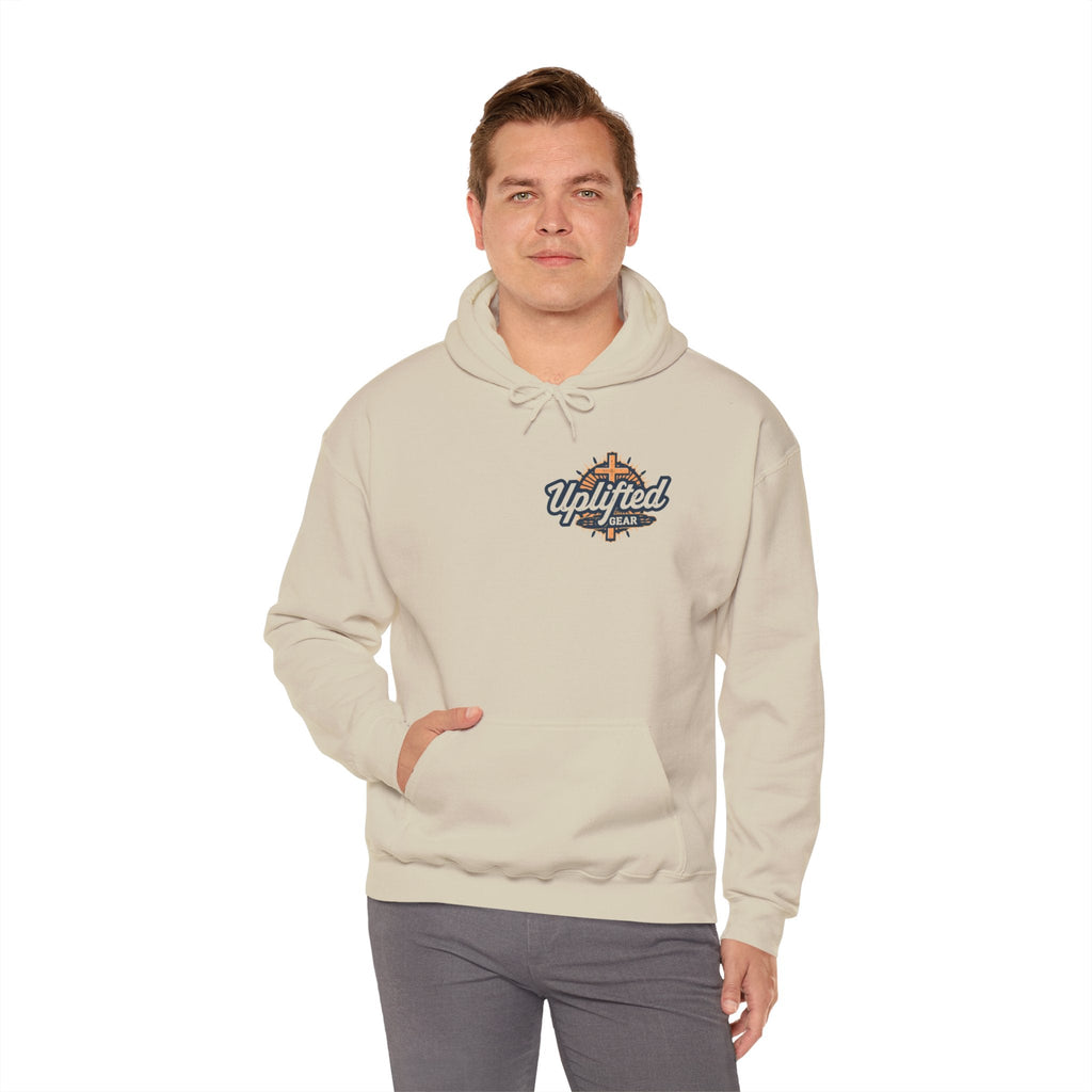 Theologian in Training Hoodie – Open Bible & Cross Christian Hoodie for Faithful Growth Printify