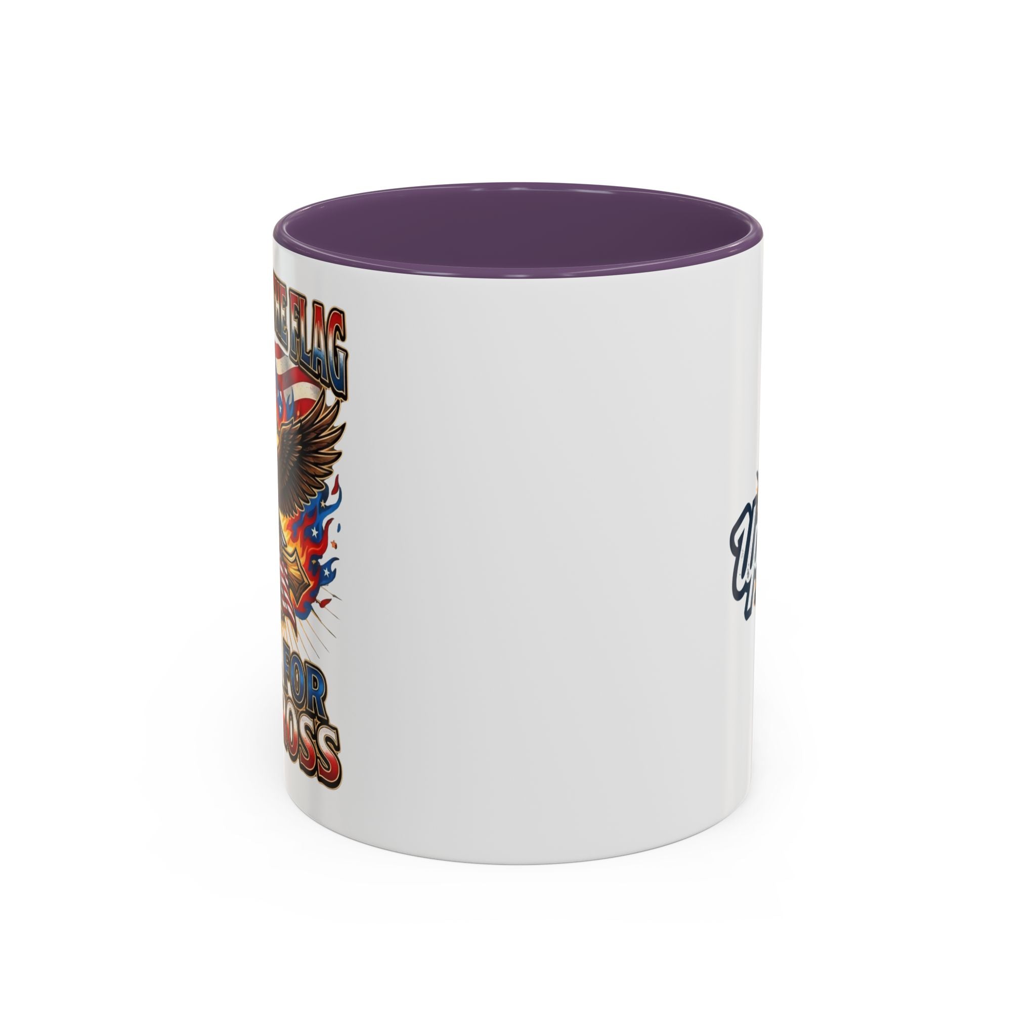 Patriotic Eagle Coffee Mug — "Stand for the Flag, Kneel for the Cross" (11/15oz) Printify