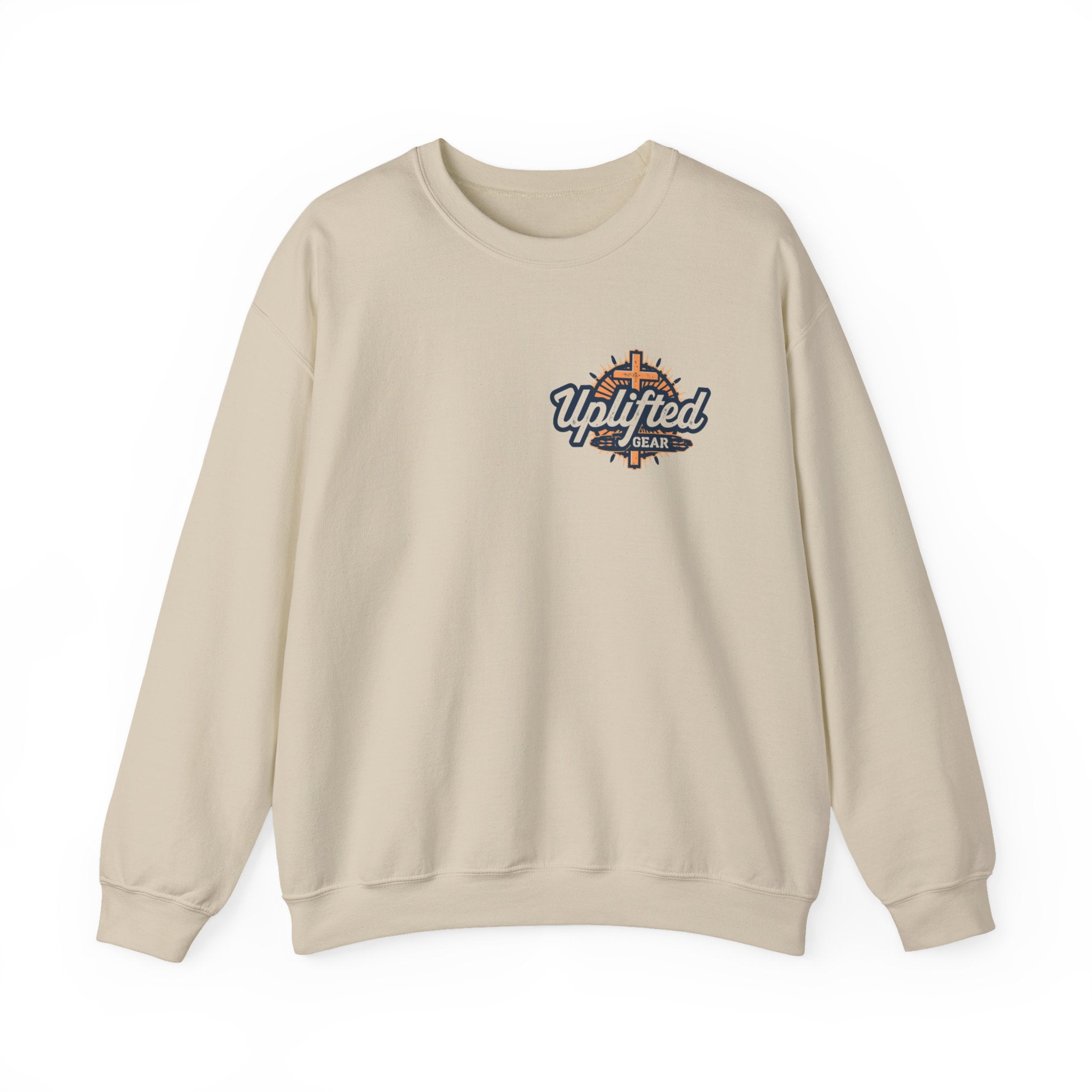 Uplifted Gear Christian Logo Sweatshirt Printify