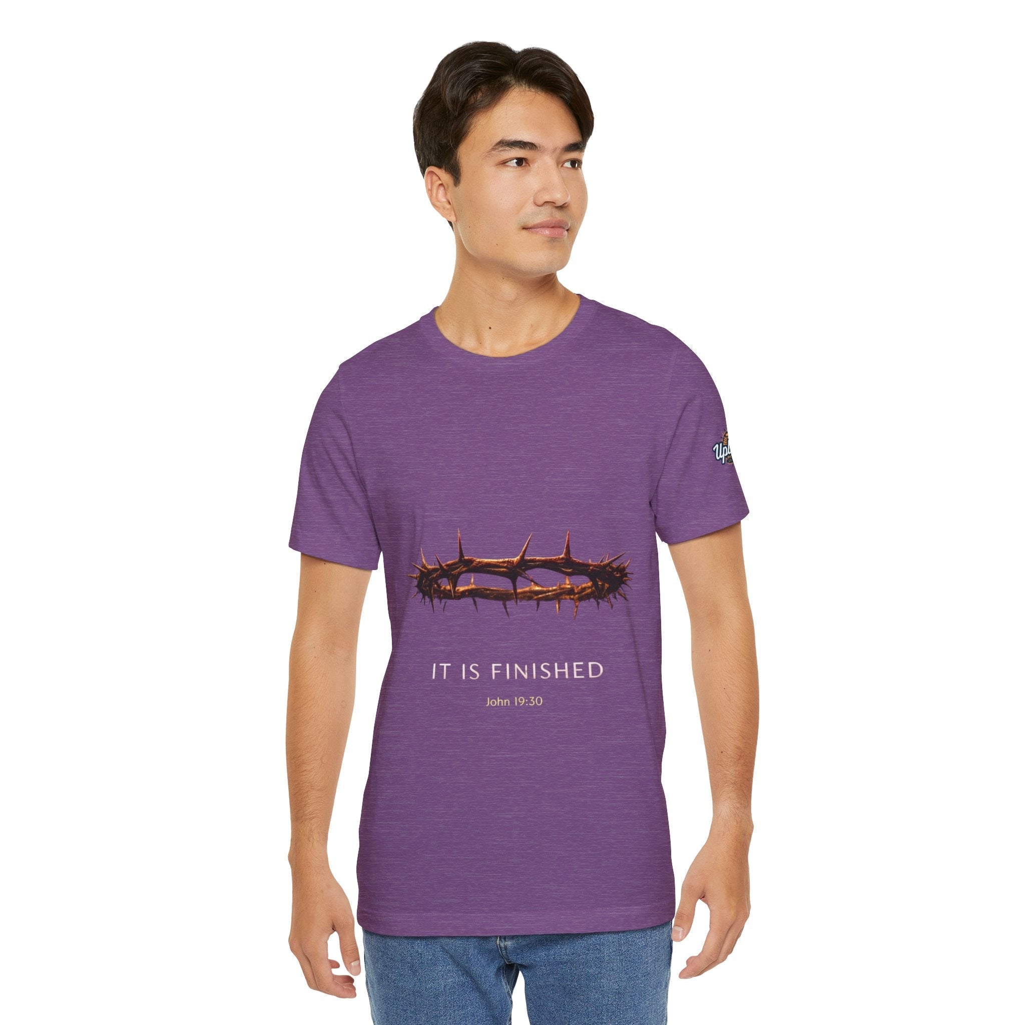 It Is Finished Crown of Thorns Tee — Christian John 19:30 Faith Shirt Printify