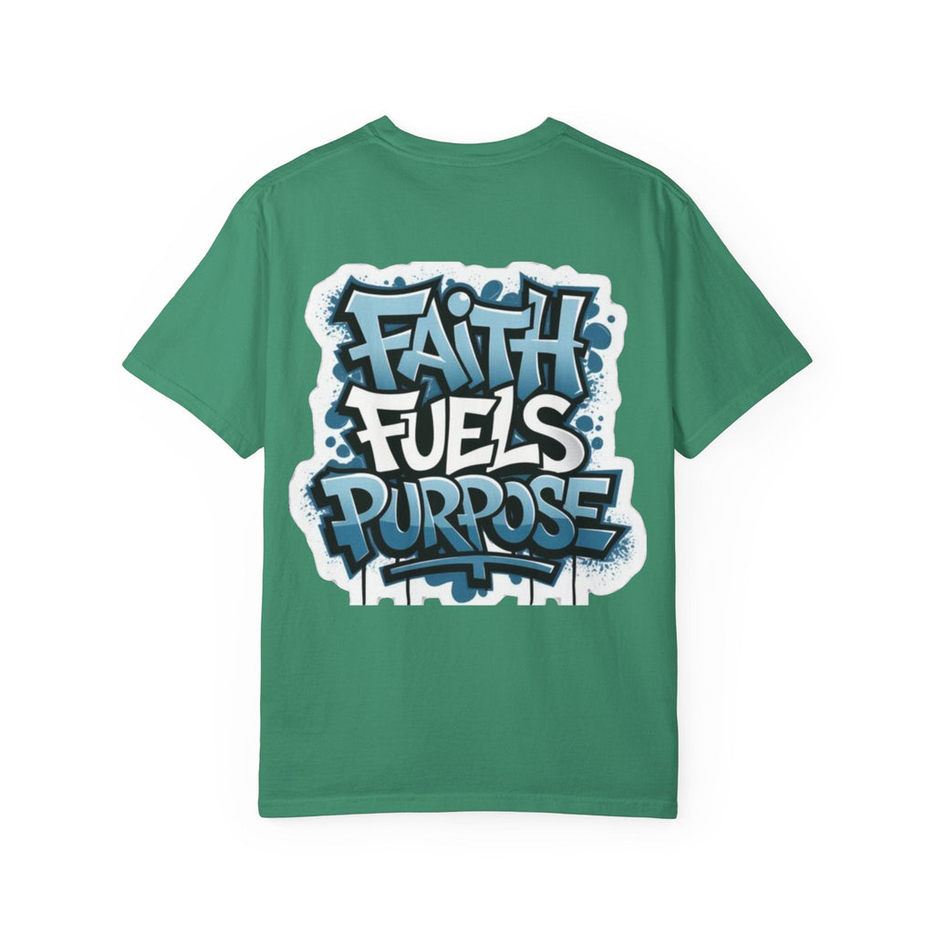 Faith Fuels Purpose T-shirt – Inspirational Christian T-shirt for Divine Drive & Unstoppable Belief Printify