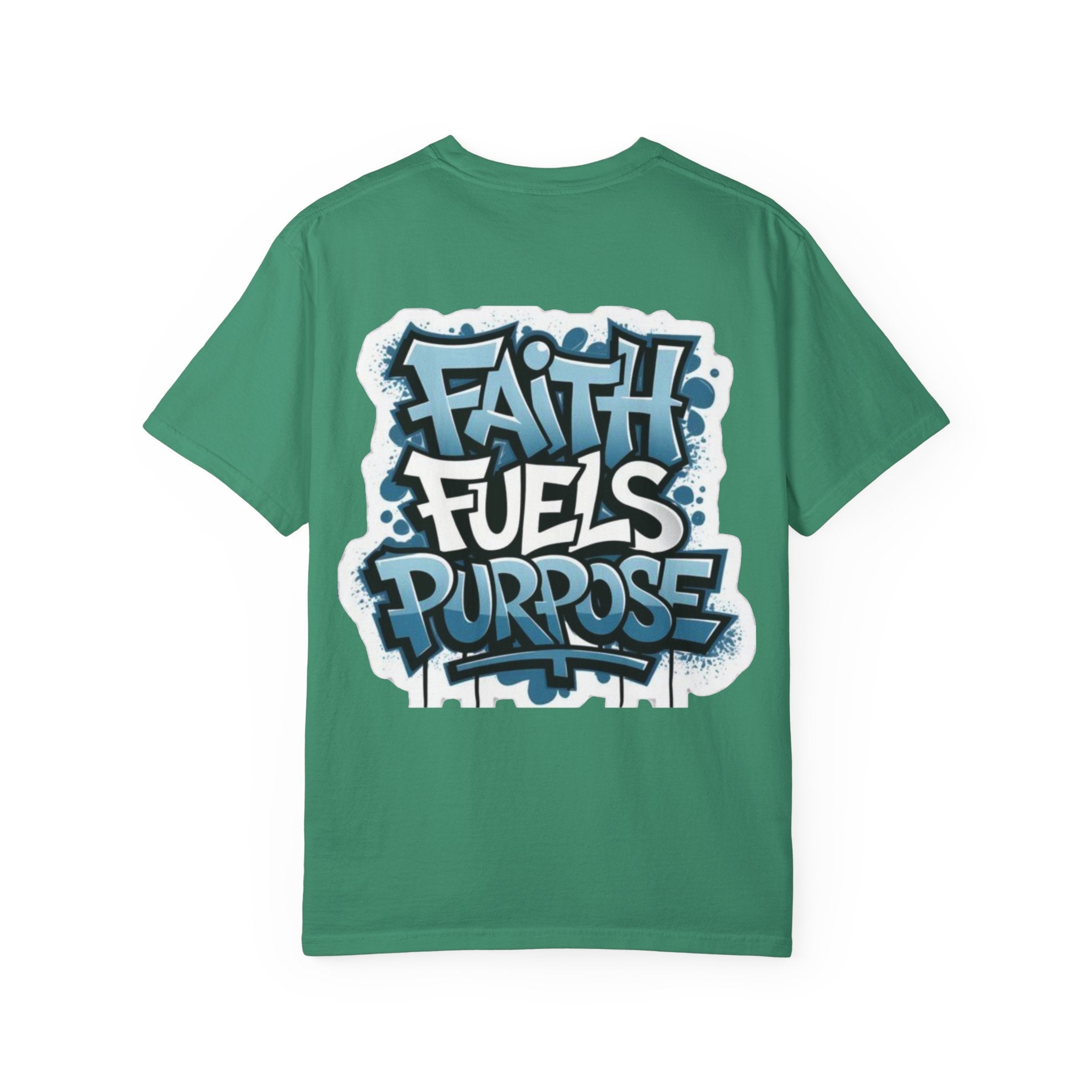 Faith Fuels Purpose T-shirt – Inspirational Christian T-shirt for Divine Drive & Unstoppable Belief Printify