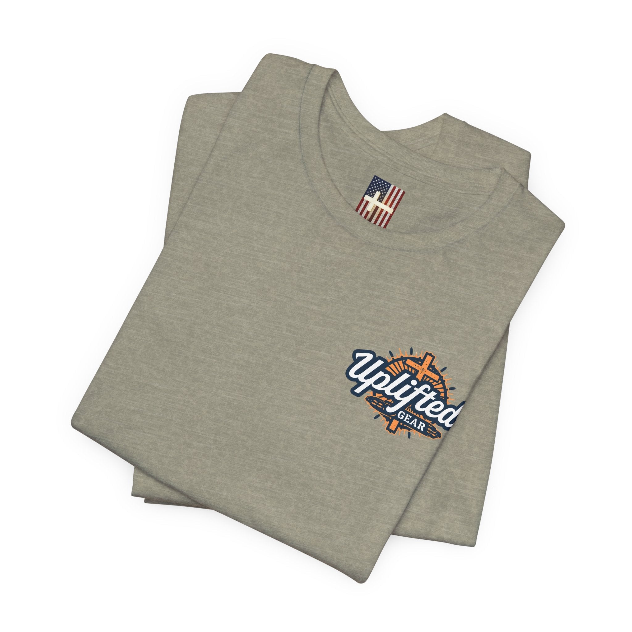 MAGA Gold Letter T-Shirt — "Make America Great Again" Printify