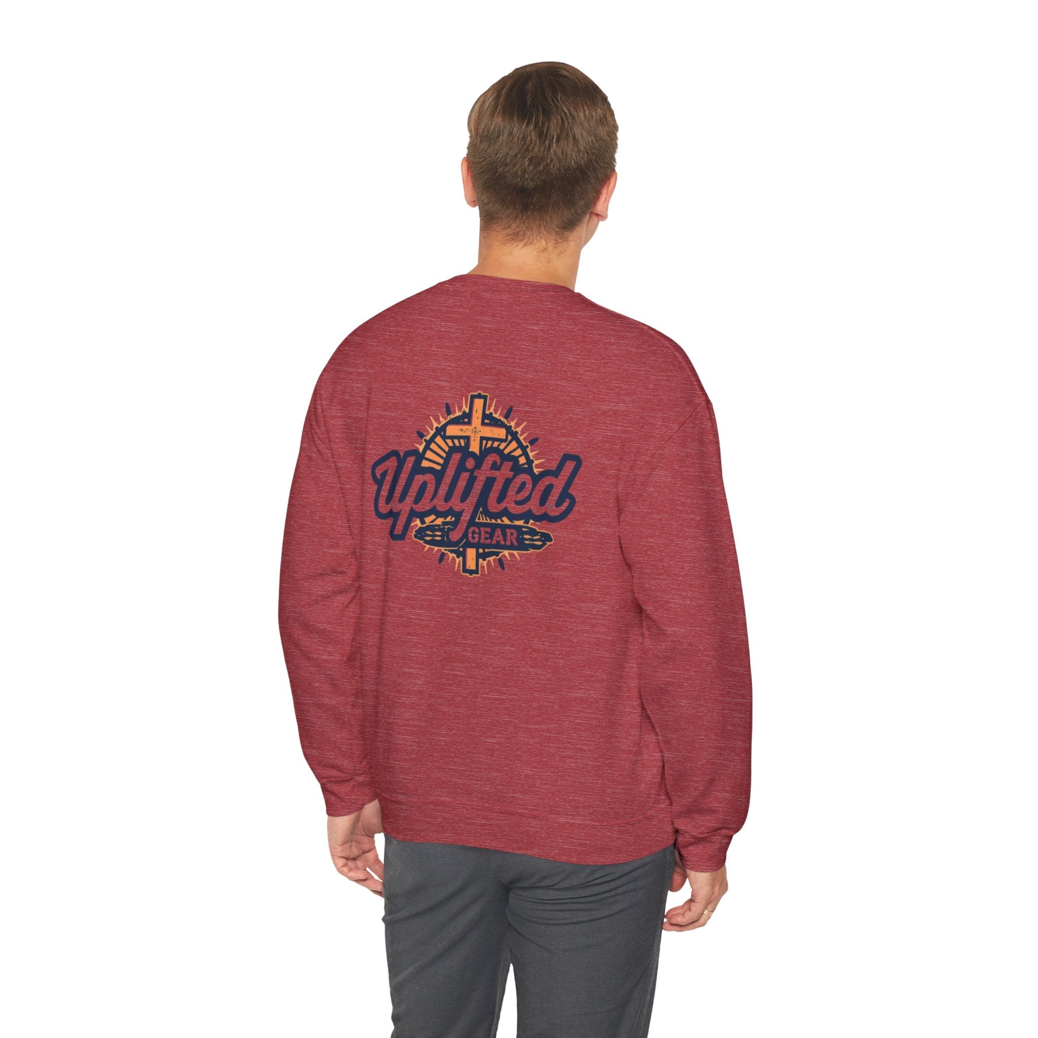 Uplifted Gear Christian Logo Sweatshirt Printify