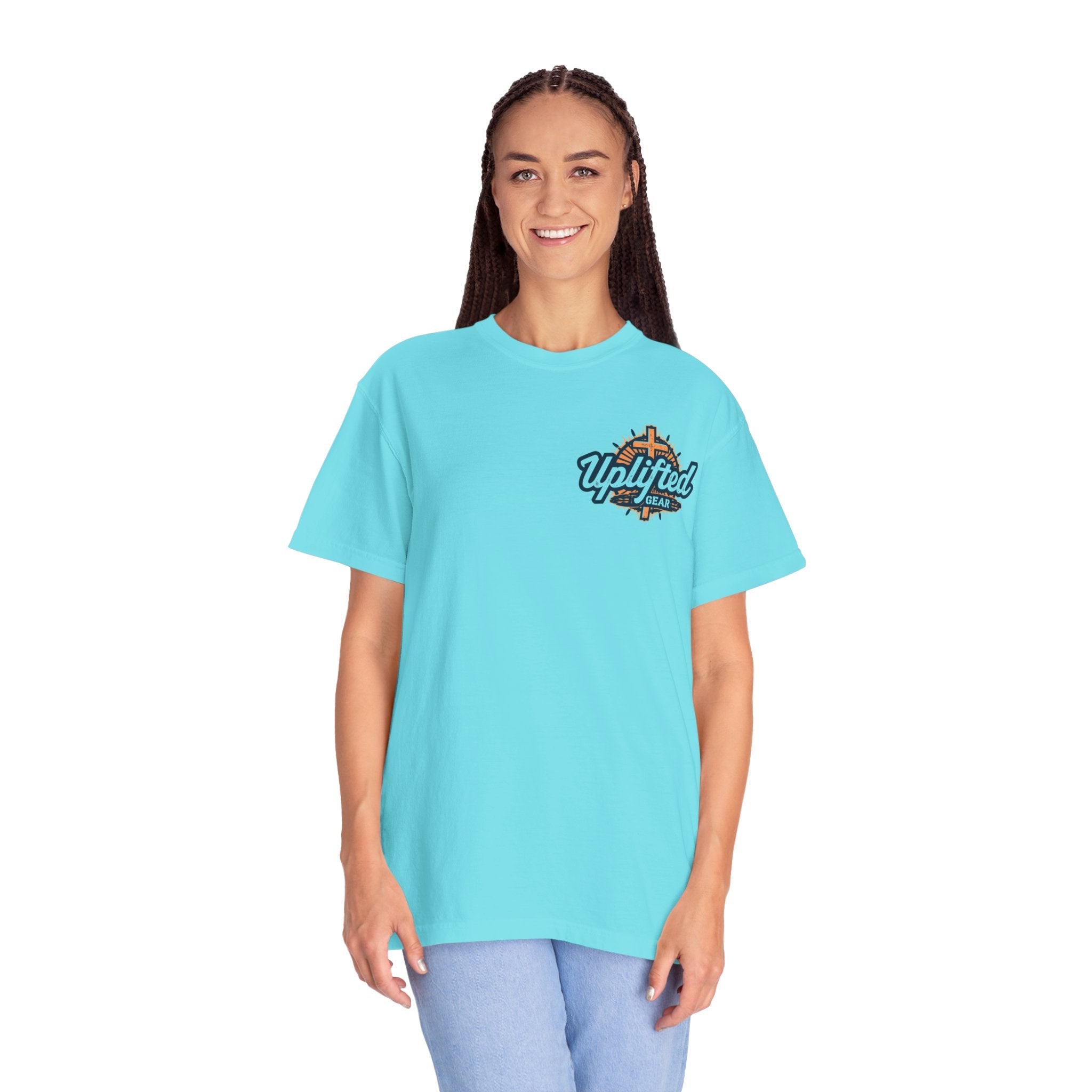 Religious Graphic Armor Of God Design - Unisex Garment-Dyed T-shirt Printify