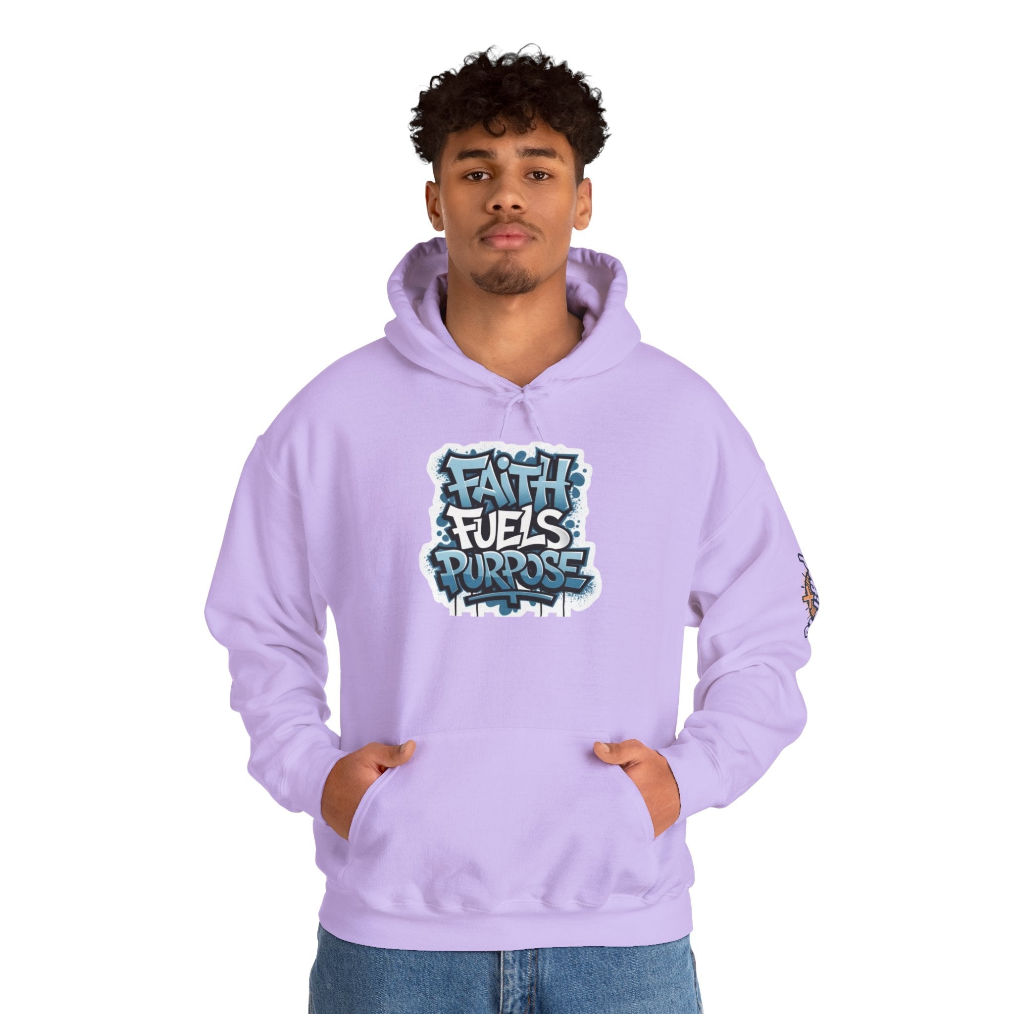 Faith Fuels Purpose Hoodie – Inspirational Christian Sweatshirt for Divine Drive & Unstoppable Belief Printify