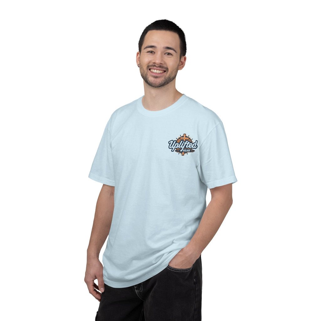 Jesus Is King T-shirt | Modern Typographic Cross Christian T-shirt Printify