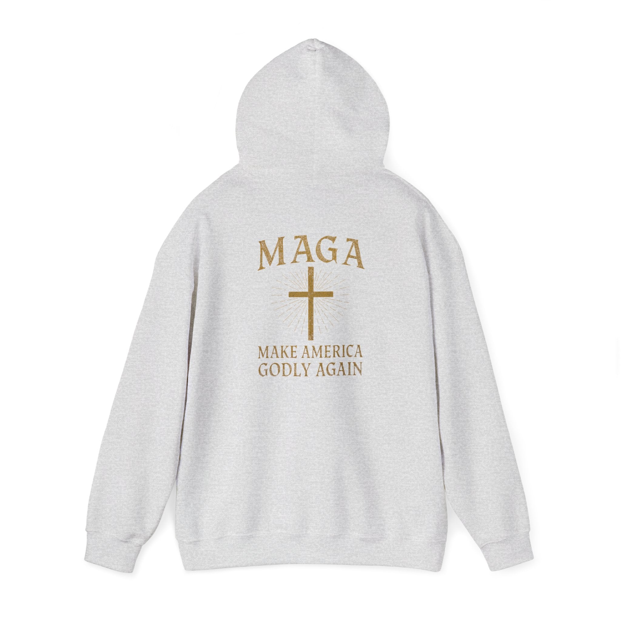 Make America Godly Again Hoodie – MAGA Christian Patriotic Sweatshirt for Biblical Values & Freedom Printify