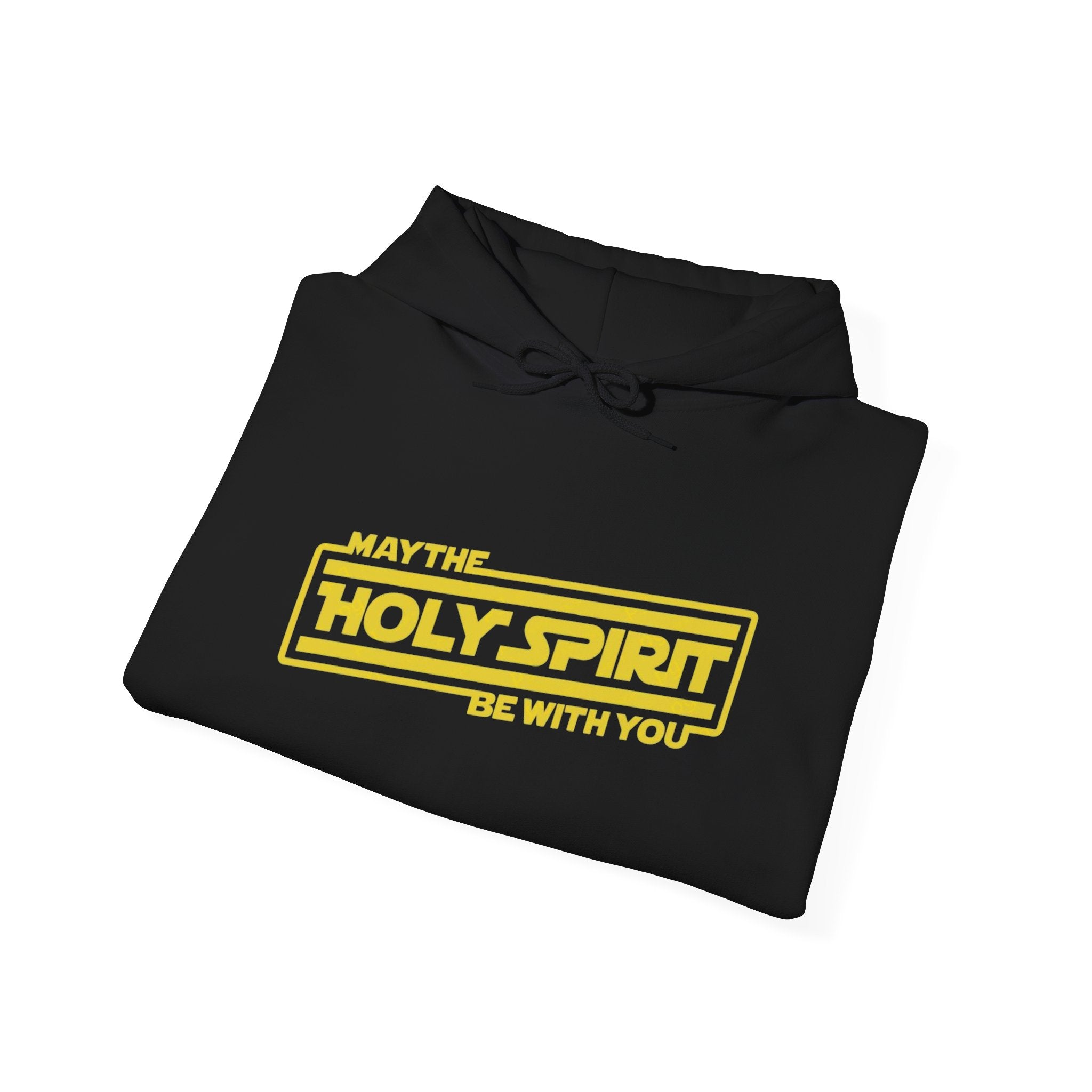 May the Holy Spirit Be With You Hoodie - Christian Star Wars Parody Hoodie Printify