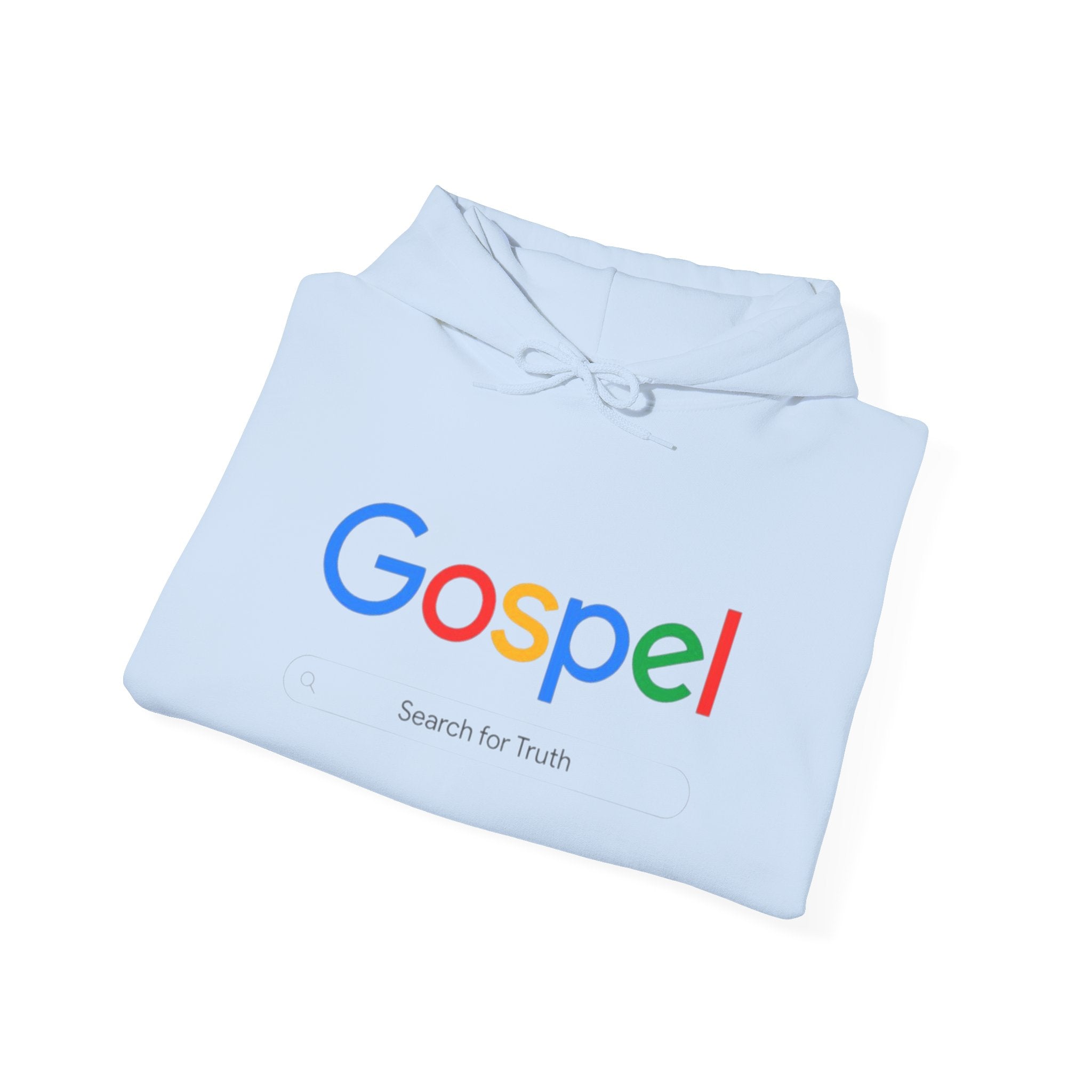 Gospel Hoodie — "Search for Truth" Christian Faith Pullover Printify