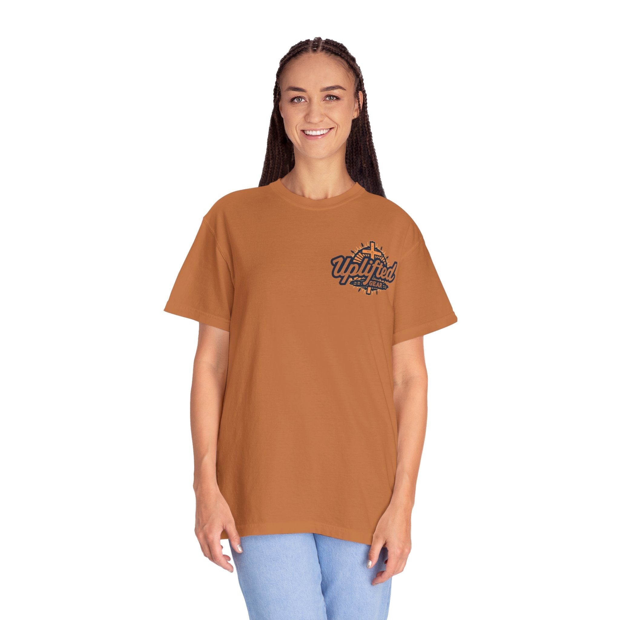 Unto Us a Child is Born T-shirt – Isaiah 9:6 Nativity Manger Scene Christian Christmas T-shirt for Holy Night Faith Printify