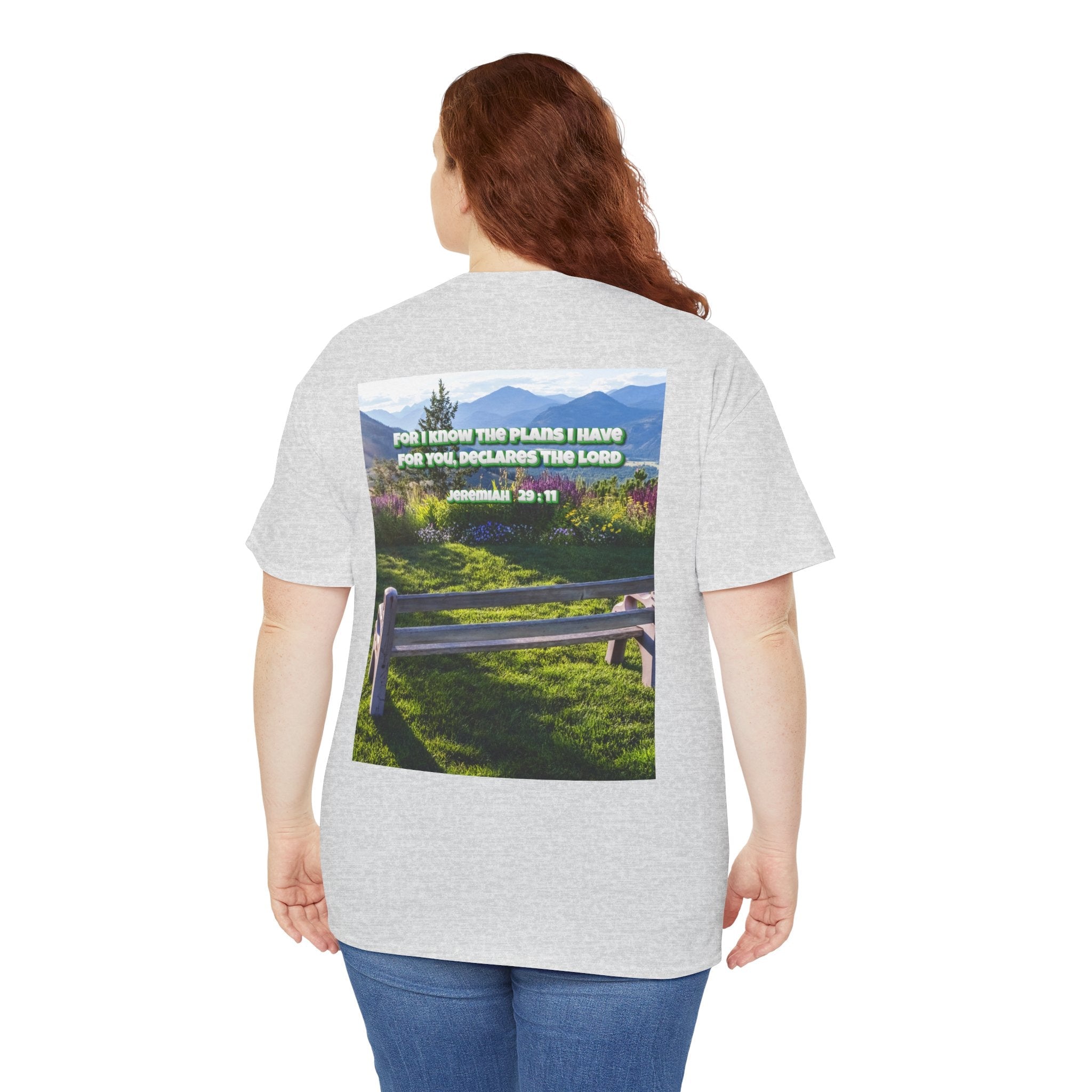 Bible Verse Unisex Tee -  Jeremiah 29 : 11 Printify