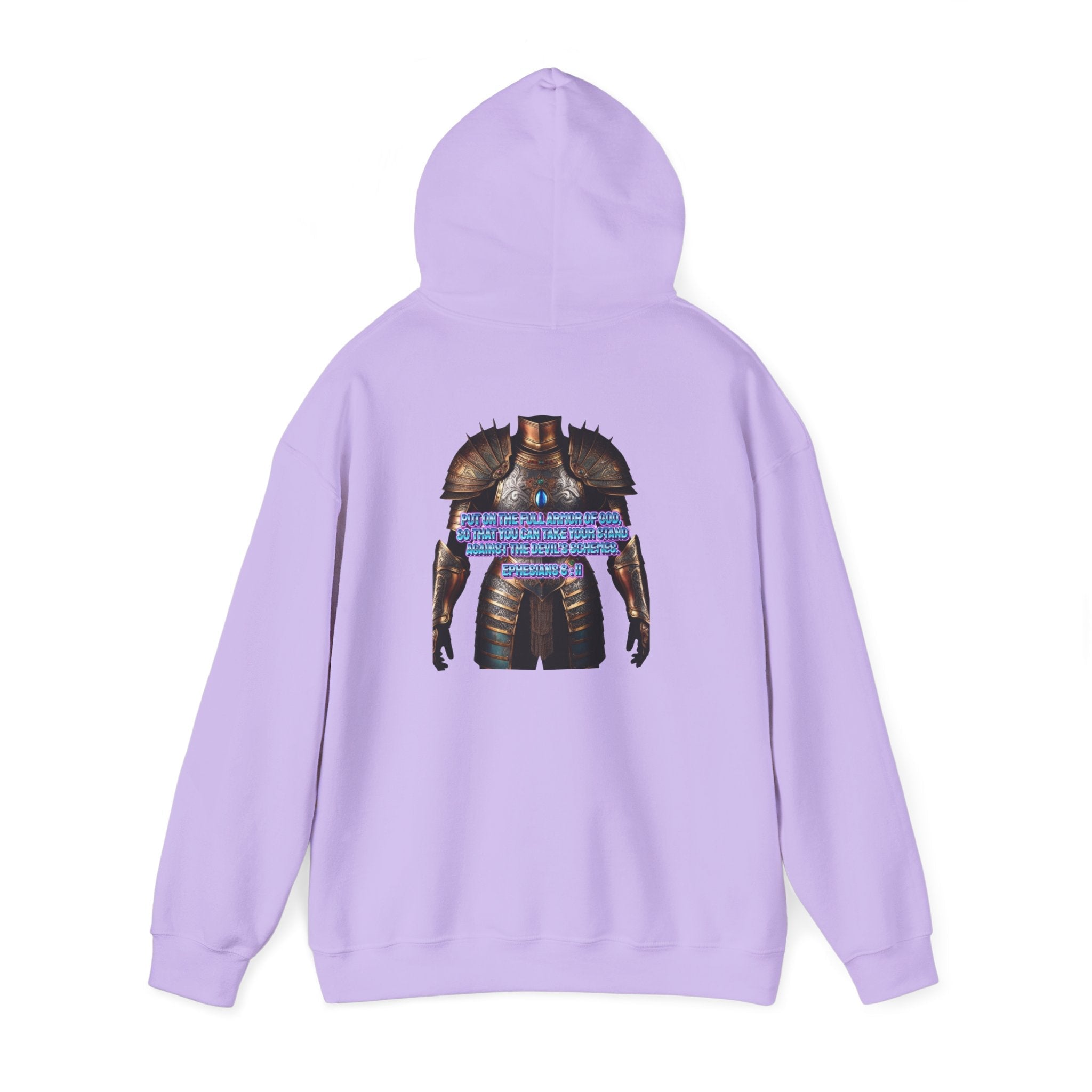 Religious Graphic Armor Of God Design - Unisex Heavy Blend™ Hooded Sweatshirt Printify