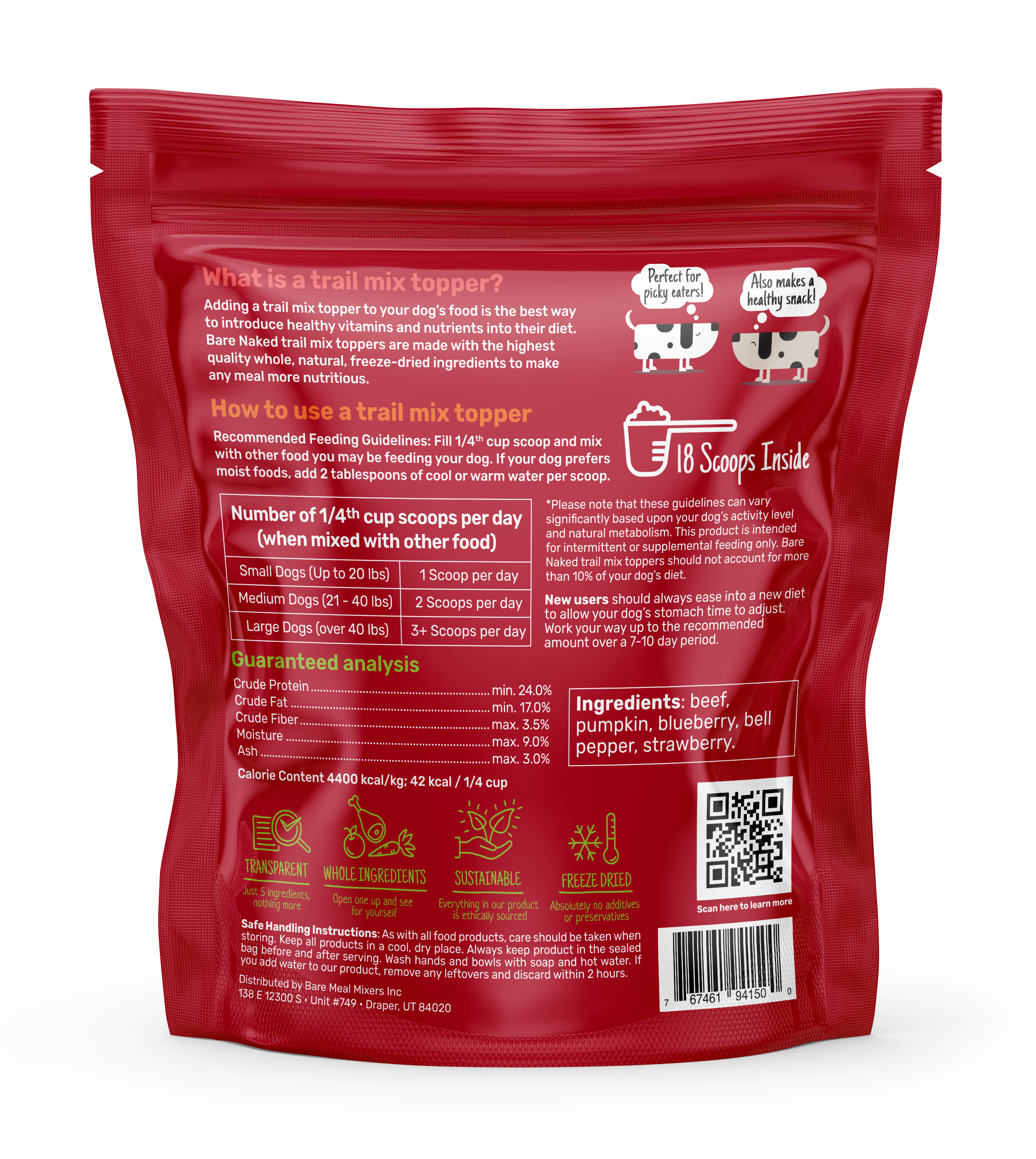 Beef Mix - 6oz Bare Naked Pet Co.