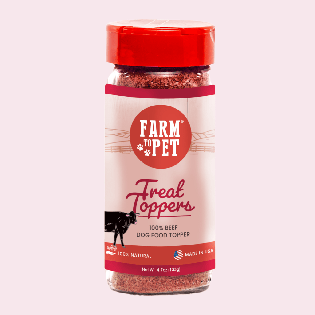 Treat Topper Beef Dog Food Topper | Powdered Meal Topper for Pets Farm To Pet