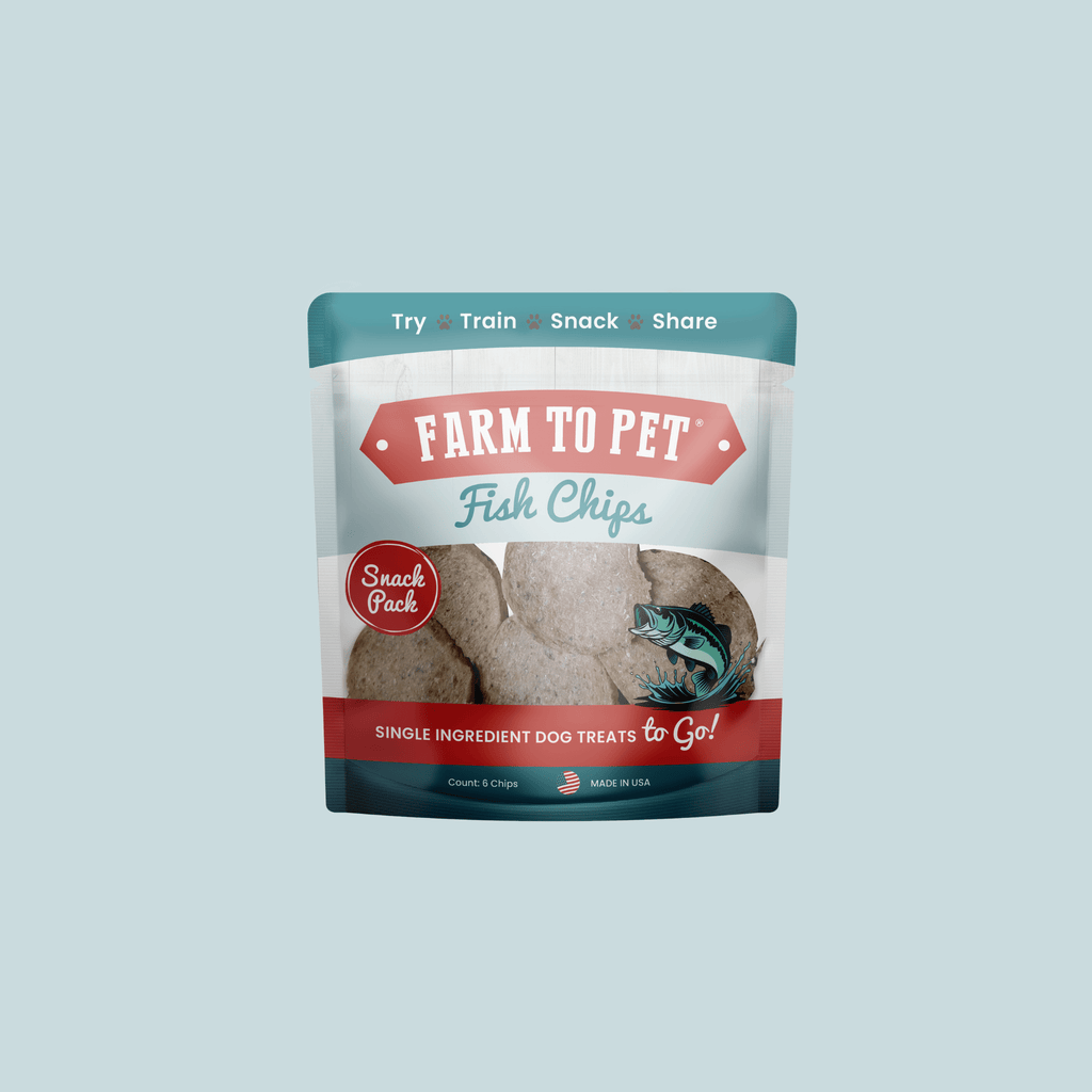 Fish Chips Snack Pack Bundles | Dog Treats for Training & Travel Farm To Pet