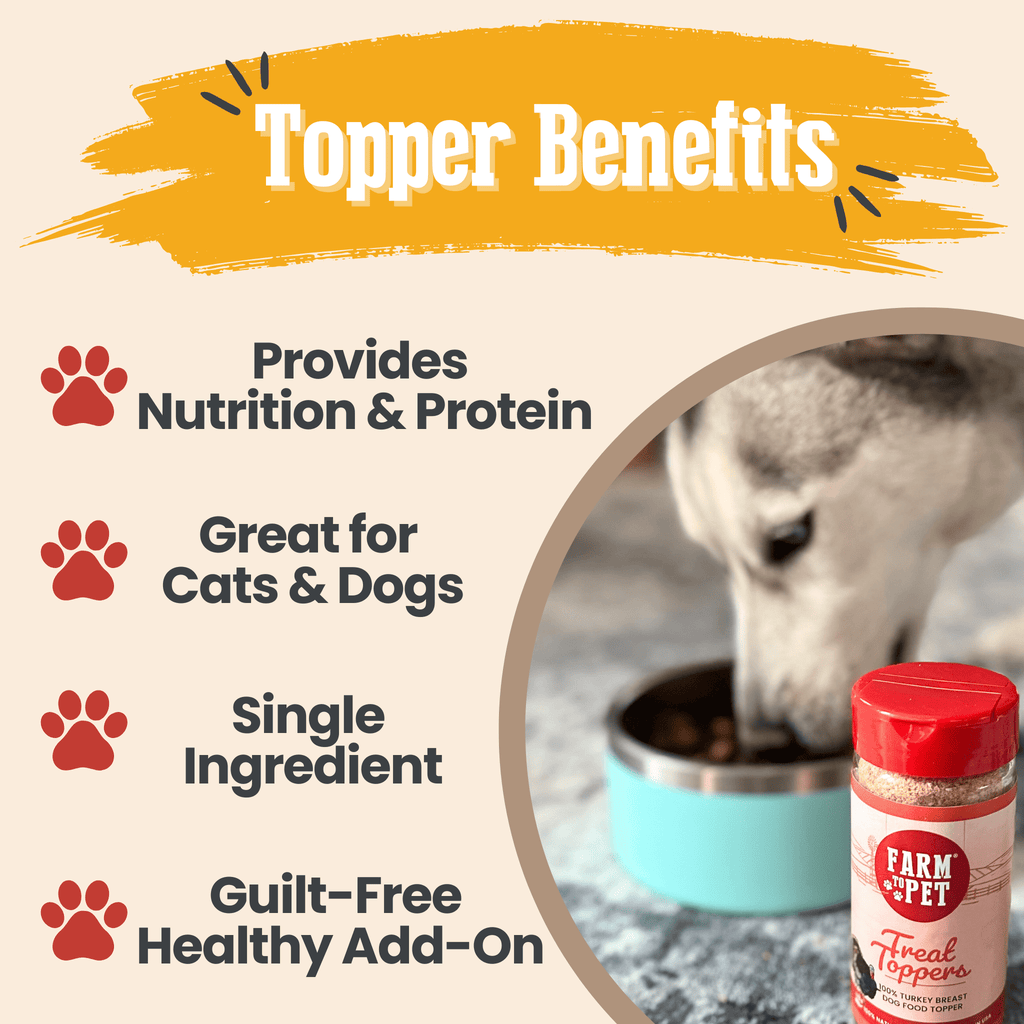 Chicken & Turkey Dog Food Topper Bundle Farm To Pet