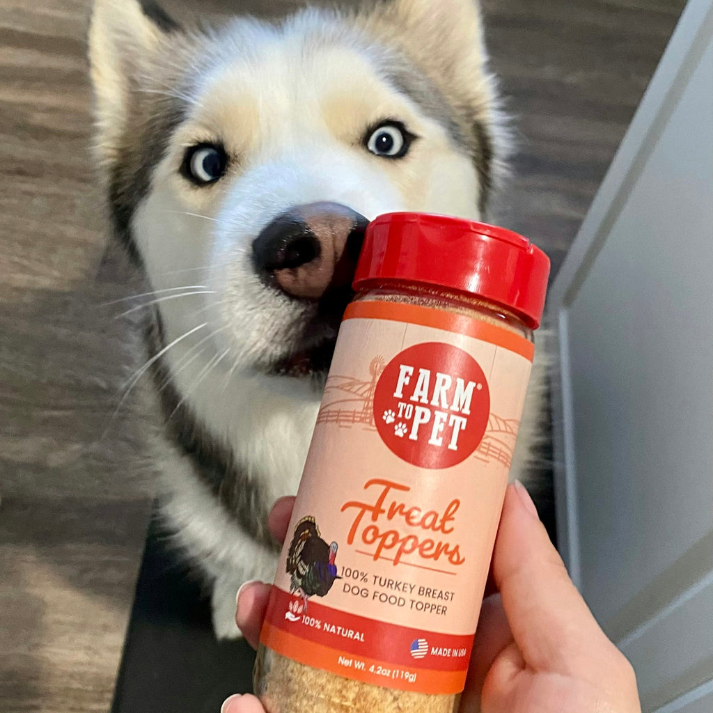 Treat Topper Turkey Dog Food Topper | Healthy Meal Supplement for Dogs Farm To Pet