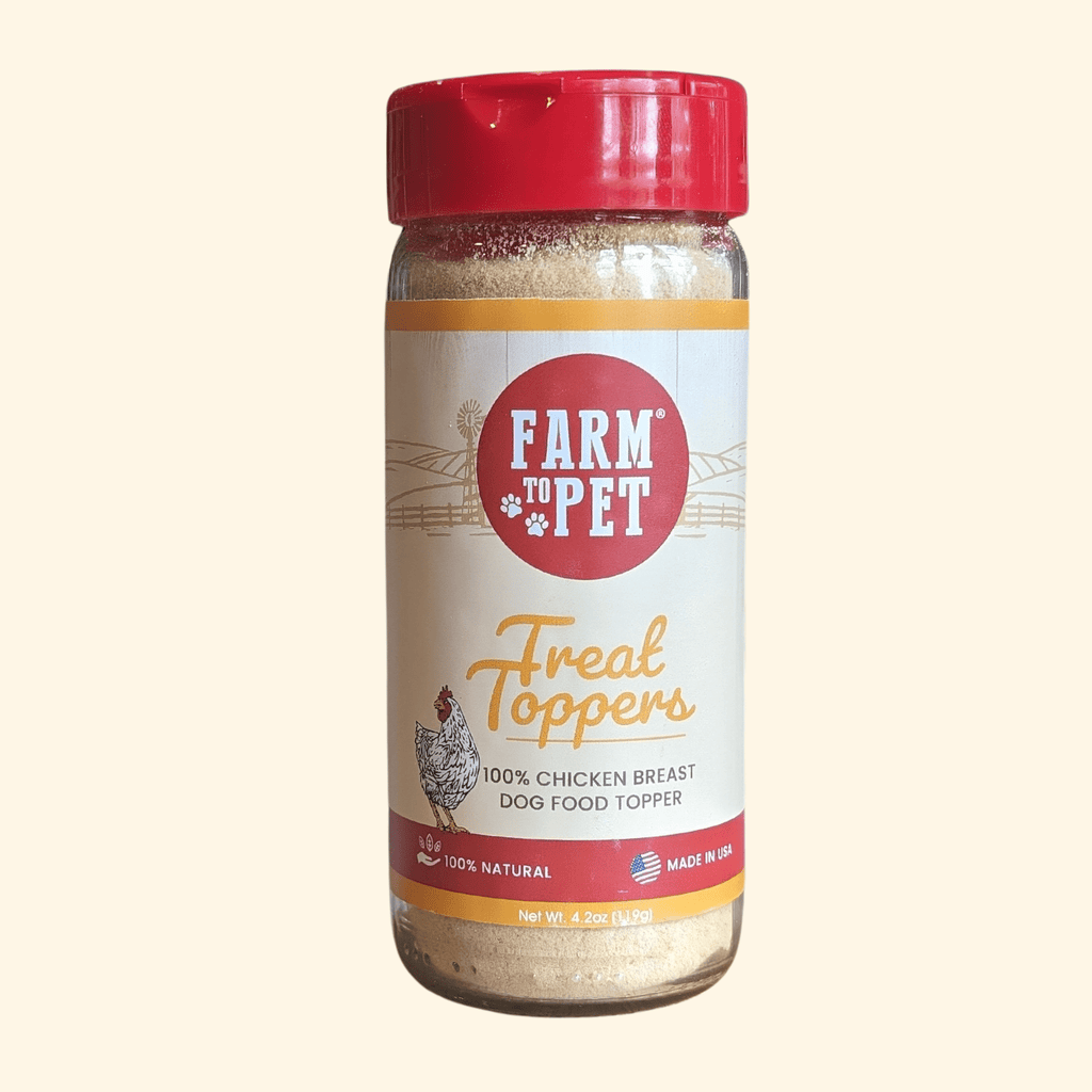 Treat Topper Chicken Dog Food Topper | Healthy Meal Supplement for Dogs Farm To Pet