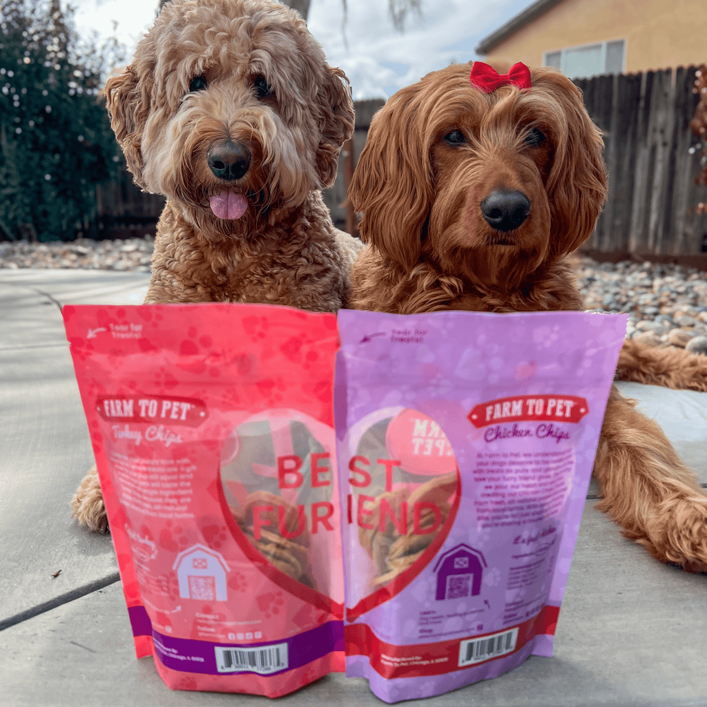 Puppy Love Dog Treat Duo | Poultry Chip Variety Pack Farm To Pet