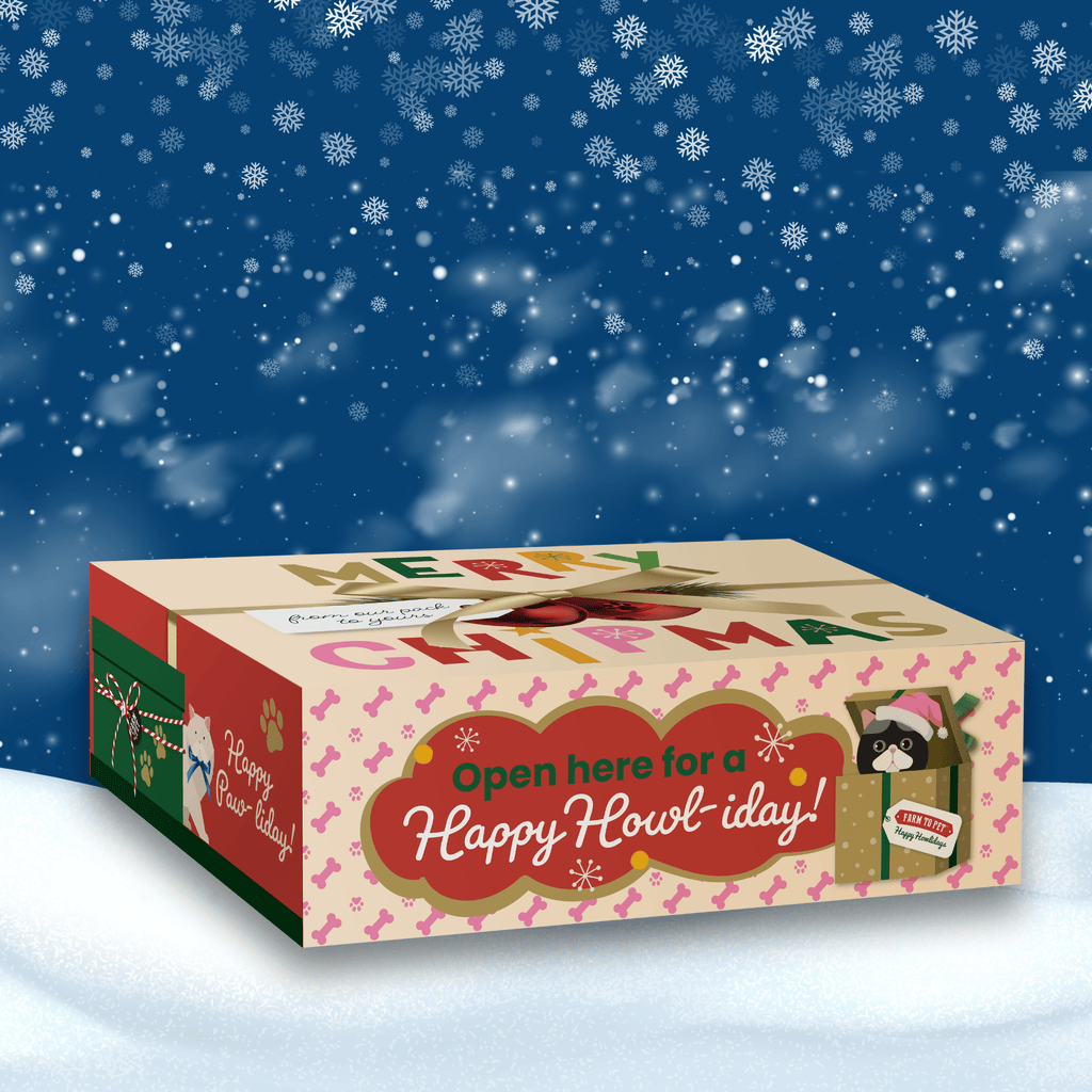 Elk The Halls Antler Chew & Dog Treat Box Farm To Pet