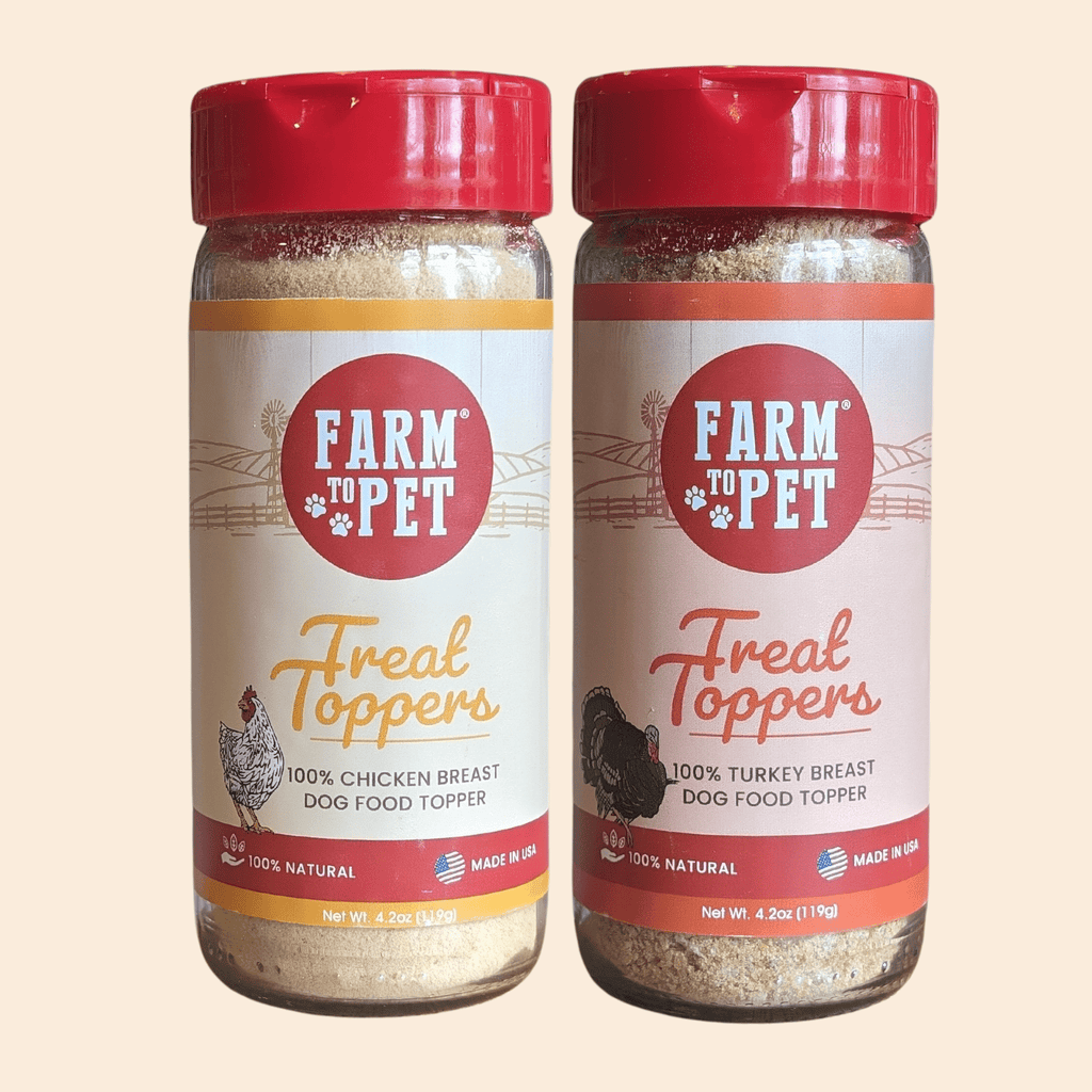 Chicken & Turkey Dog Food Topper Bundle Farm To Pet