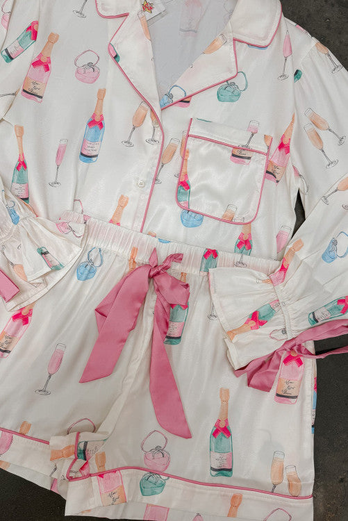 Cheers to Bedtime Pajamas Pretty Little Patriot