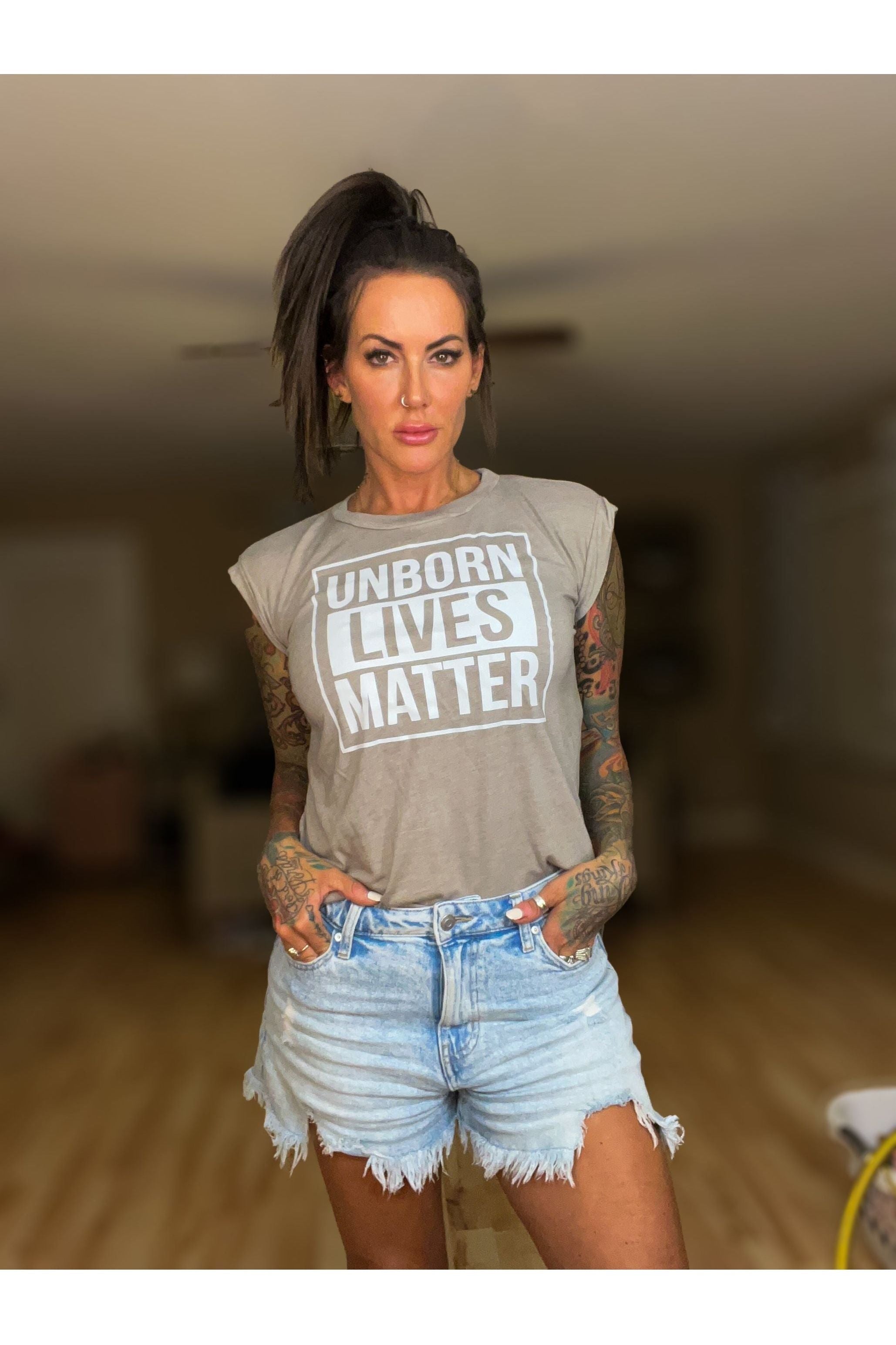 Unborn Lives Matter design Pretty Little Patriot