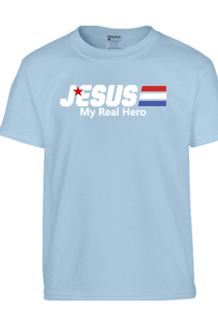 Jesus My Real Hero -clearance Pretty Little Patriot