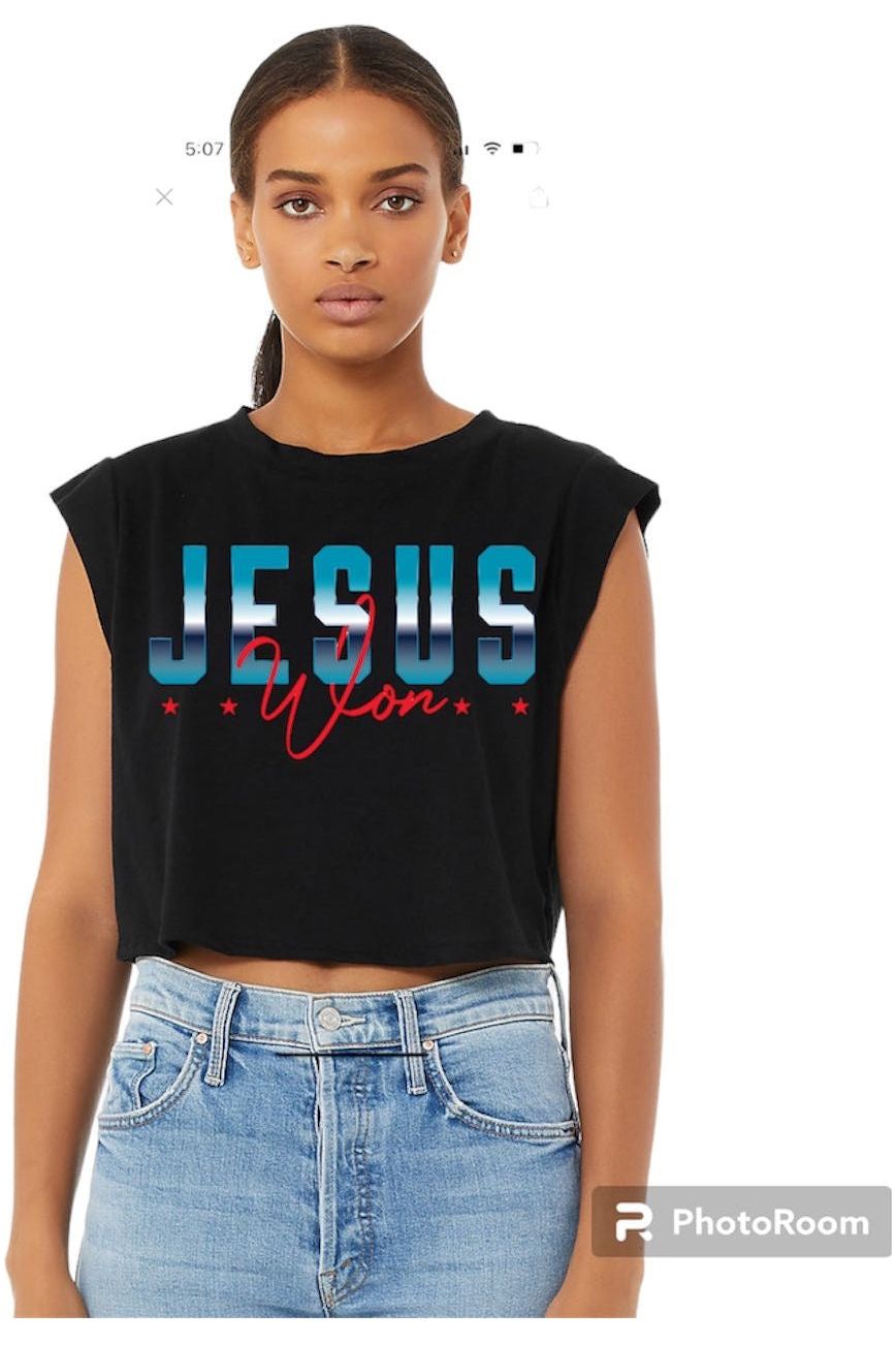 Jesus Won -clearance Pretty Little Patriot