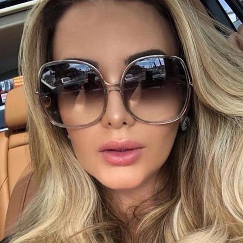 Round Large Frame Wild Sunglasses Pretty Little Patriot