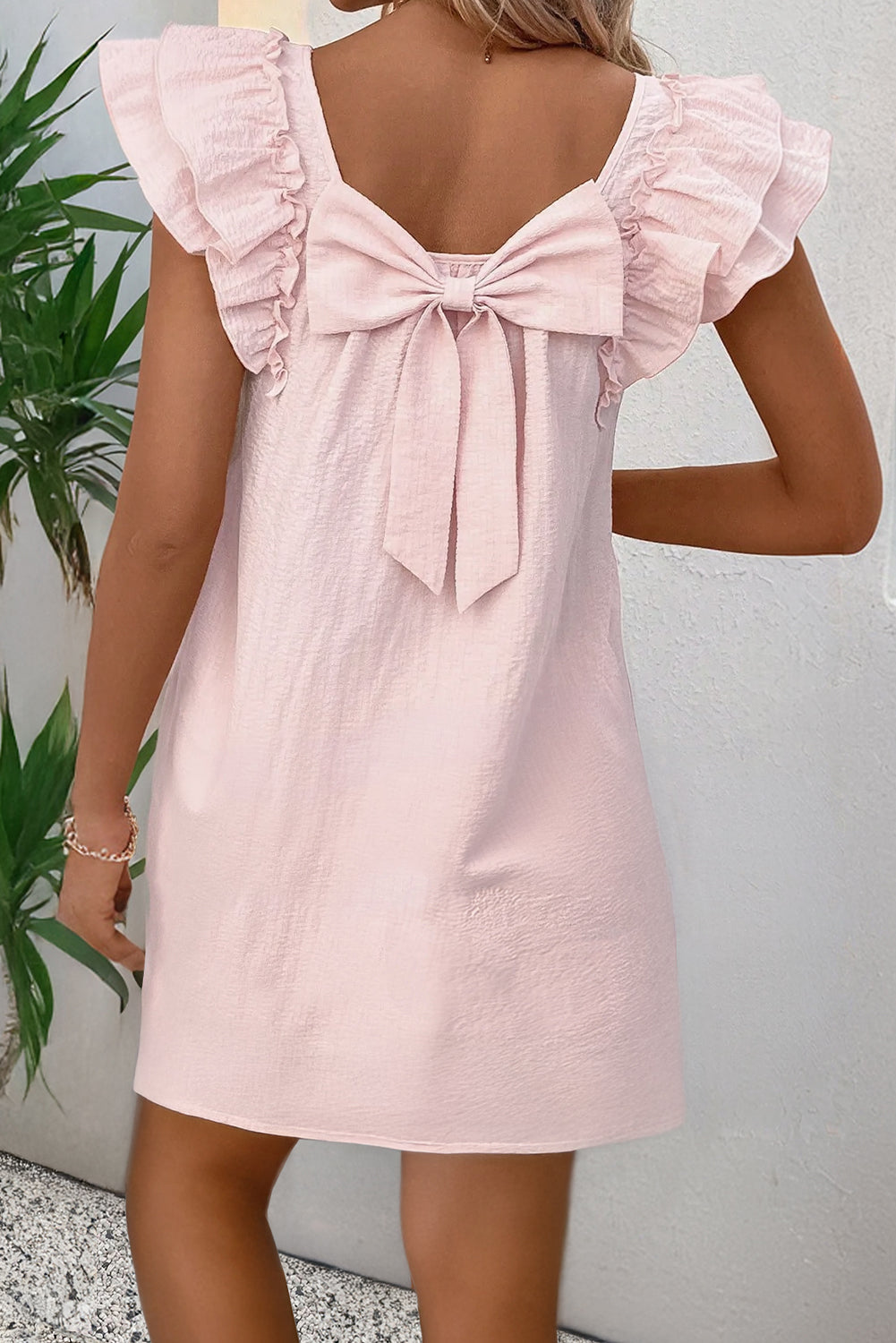 Pink Bow Mini Dress Pretty Little Patriot