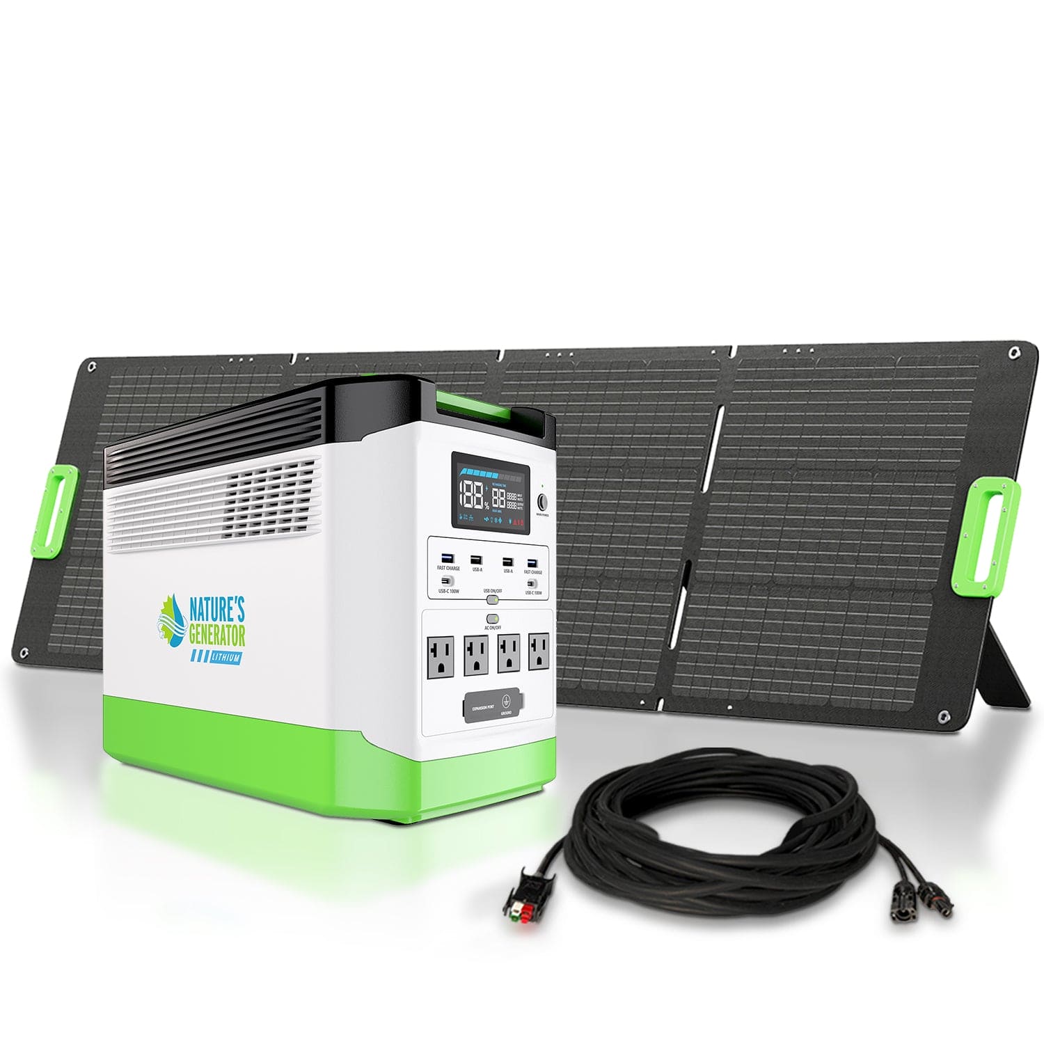 Nature's Generator Lithium 1800 Solar Generator Nature's Generator