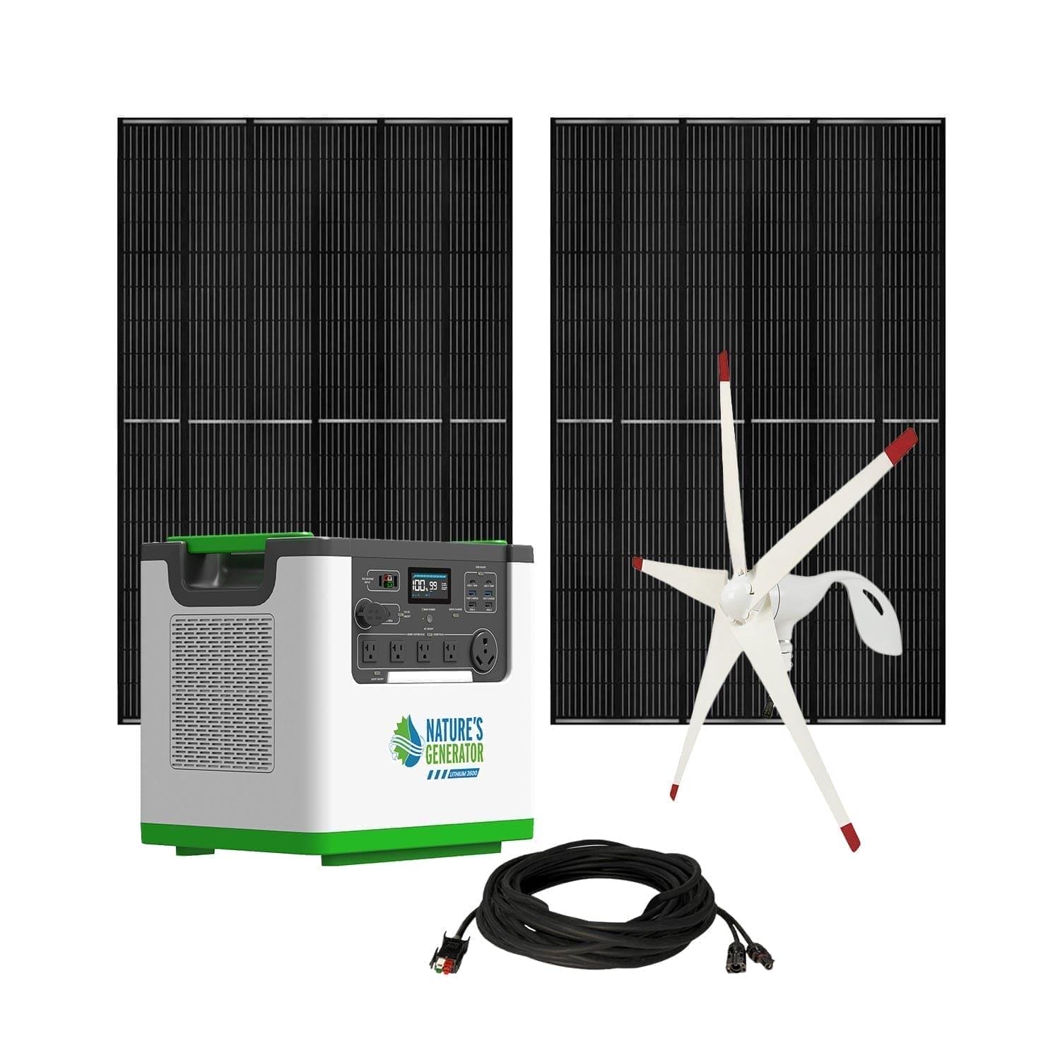 Nature's Generator Lithium 3600 Solar and Wind Generator Nature's Generator