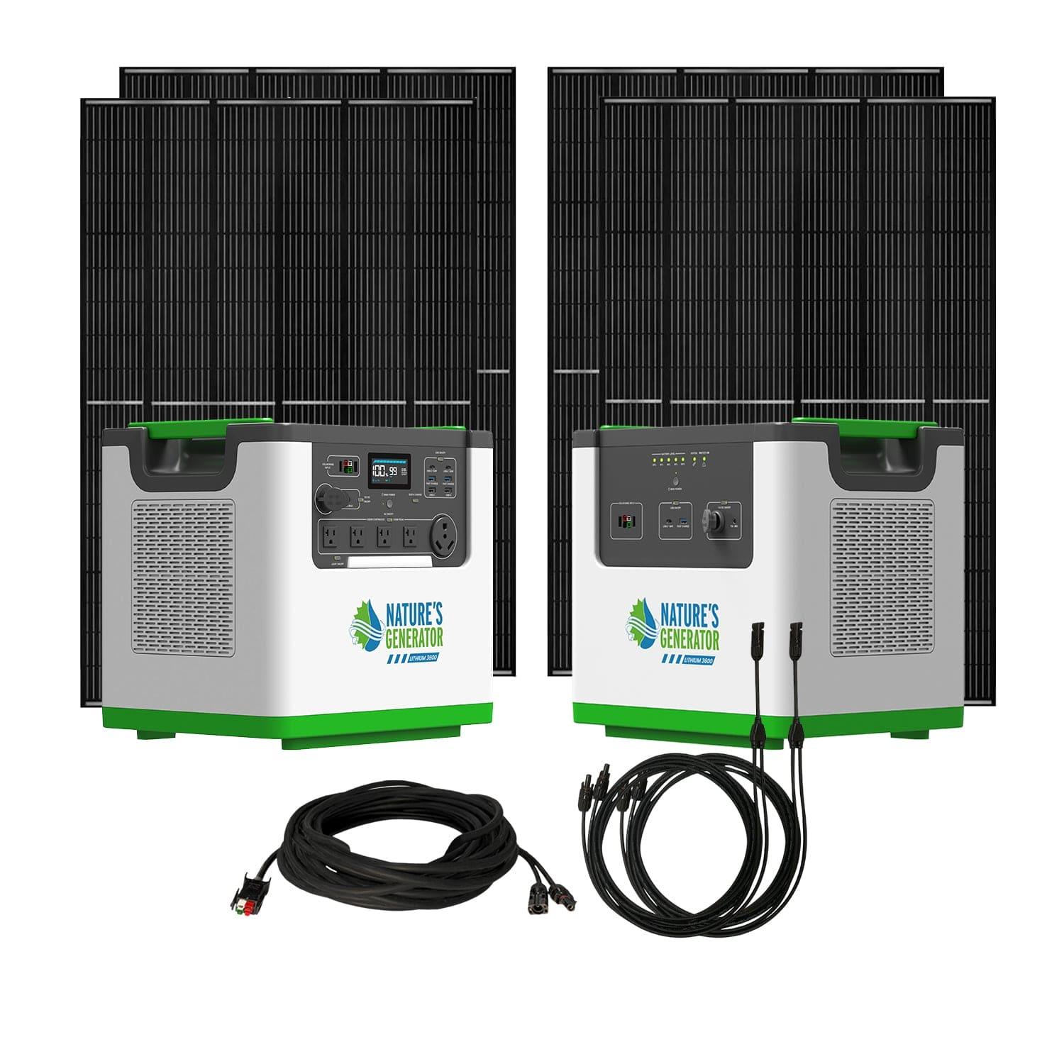 Nature's Generator Lithium 3600 Solar Generator Nature's Generator
