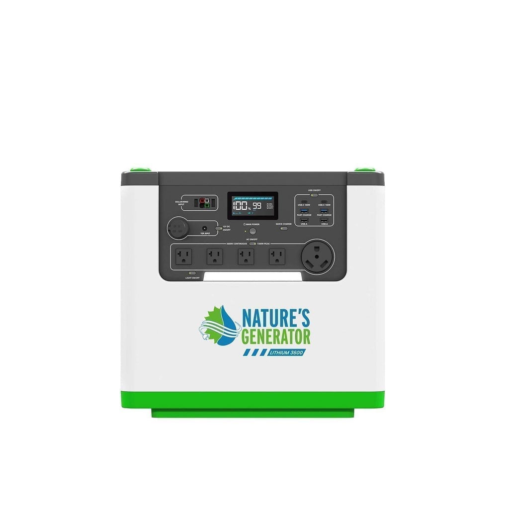 Nature's Generator Lithium 3600 Power Station Nature's Generator
