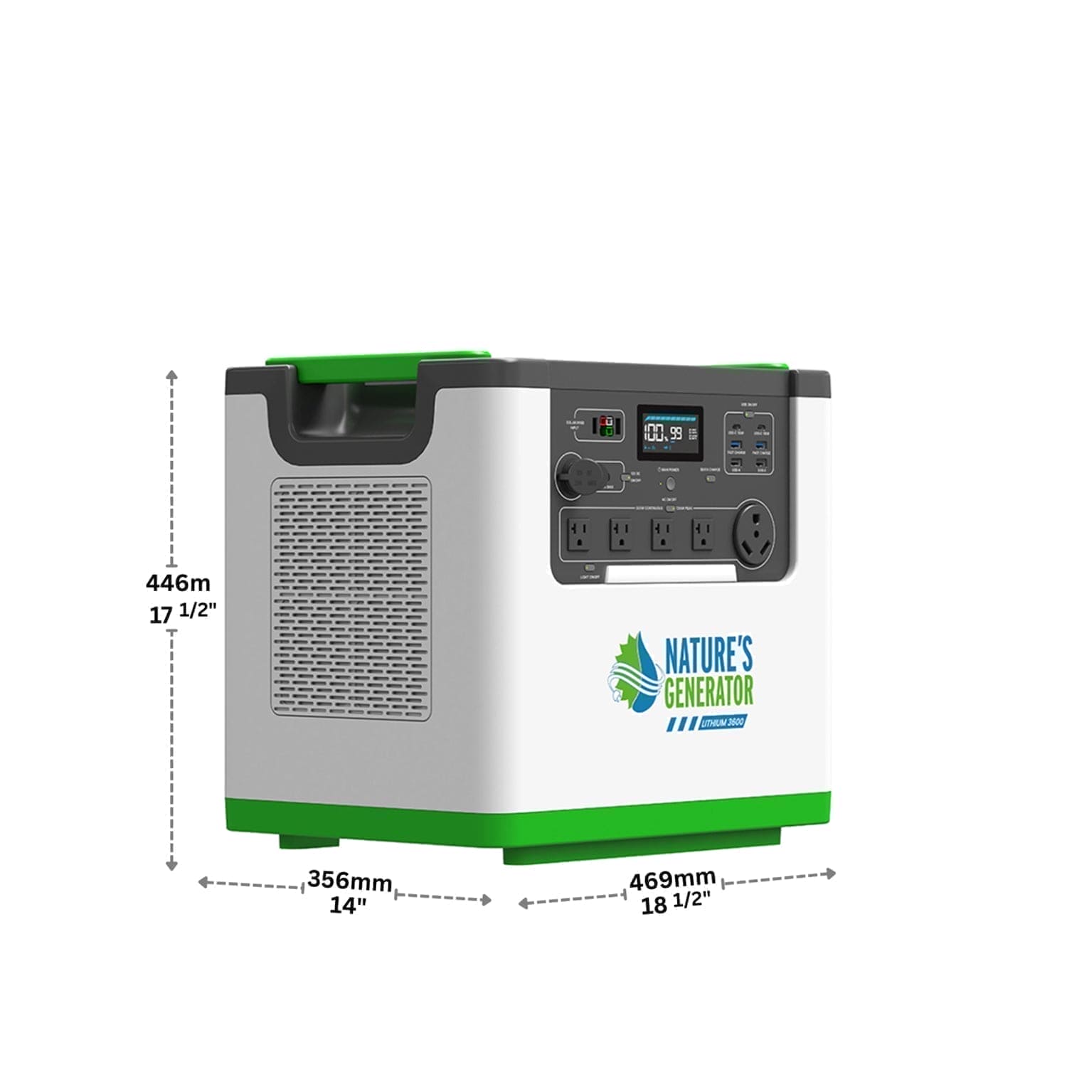 Nature's Generator Lithium 3600 Solar and Wind Generator Nature's Generator