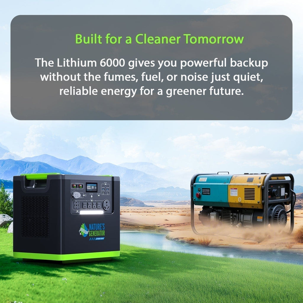 Nature's Generator Lithium 6000 Power Station Nature's Generator