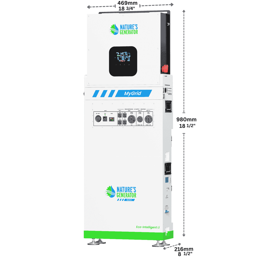 MyGrid 10K Solar Generator for Home Nature's Generator
