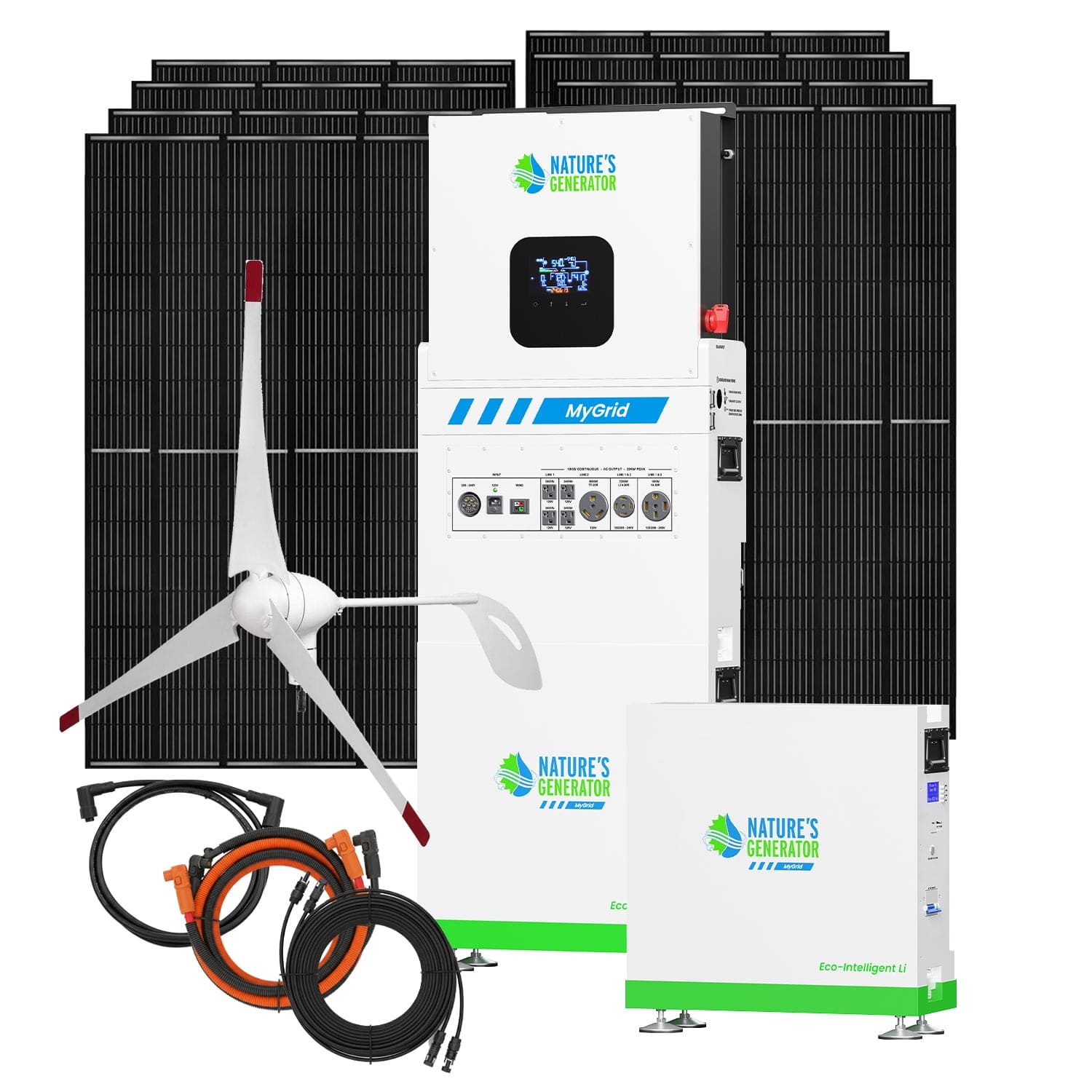 MyGrid 10K Solar and Wind Generator for Home Nature's Generator