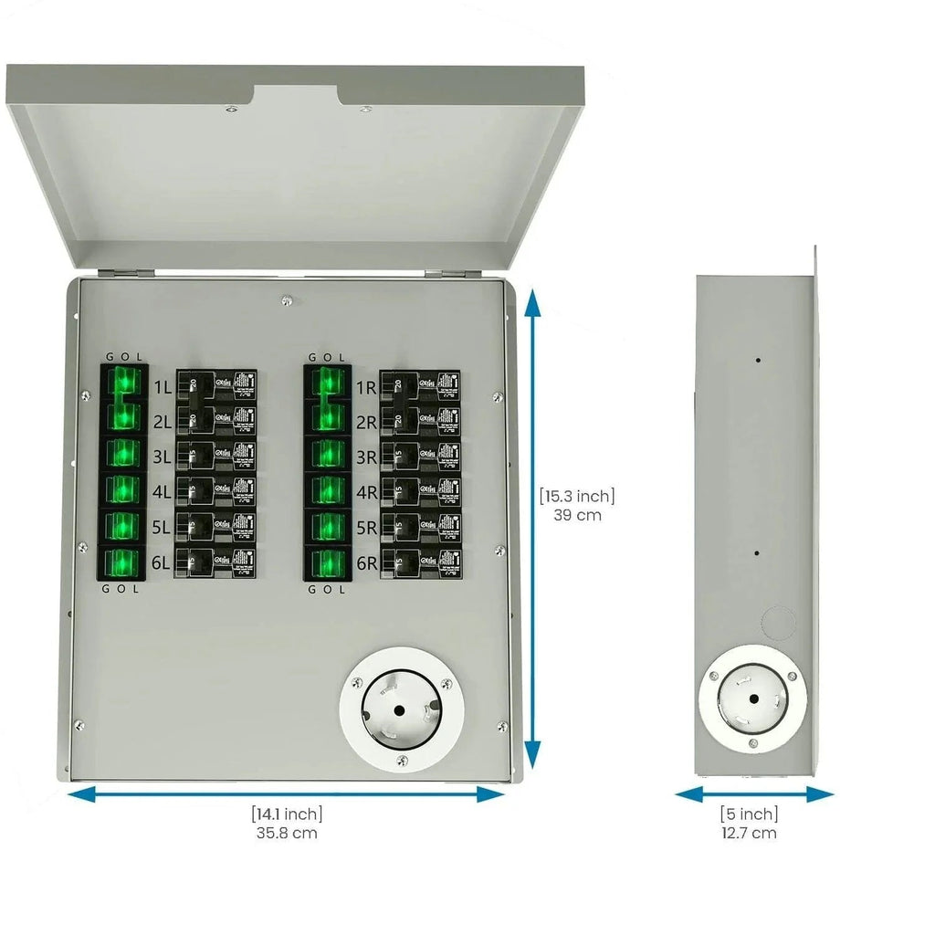 Refurbished - Nature's Generator Power Transfer Kit 12 Circuit 120/240V 50A Nature's Generator
