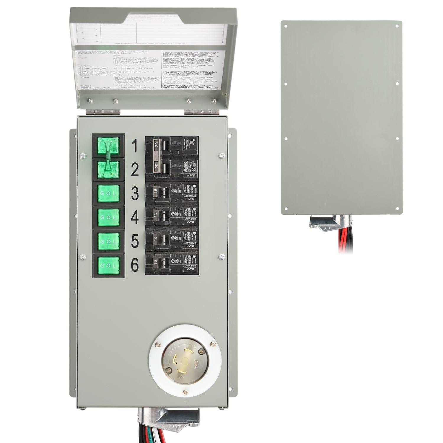 Refurbished - Nature's Generator 120V/240V 30A 6-Circuit Manual Transfer Switch Nature's Generator