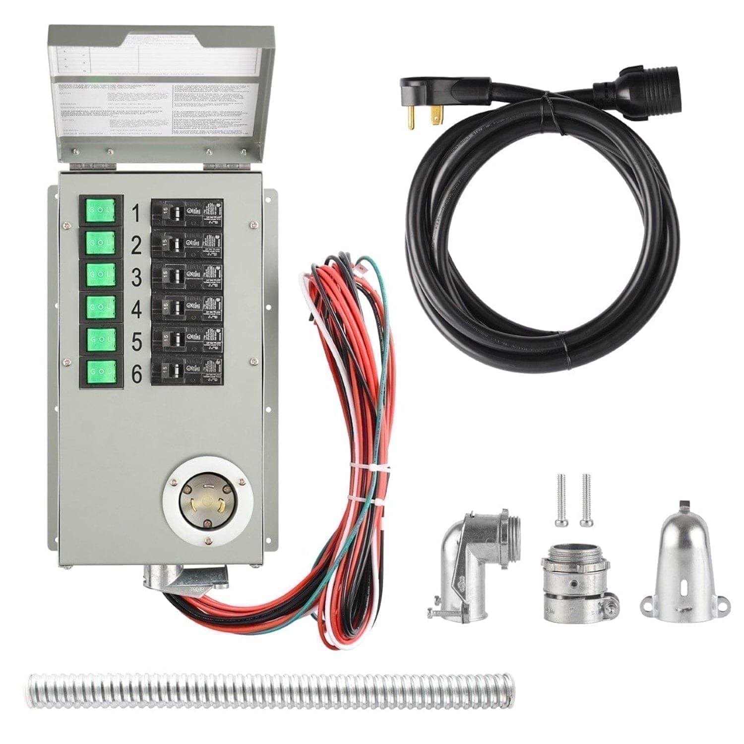 Nature's Generator Lithium 3600 Solar Generator and Transfer Switch Nature's Generator