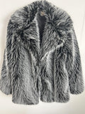 Black Mob Wife Faux Fur Coat Pretty Little Patriot