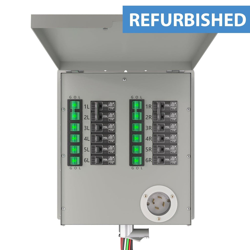 Refurbished - Nature's Generator 12-Circuit 120/240V 30A Non-Automatic Power Transfer Switch Nature's Generator