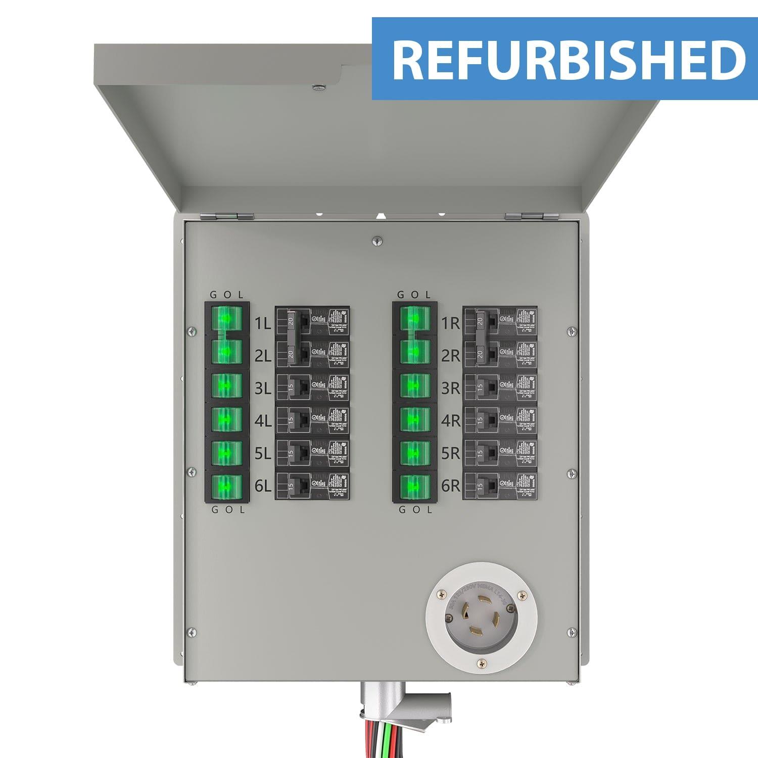 Refurbished - Nature's Generator 12-Circuit 120/240V 30A Non-Automatic Power Transfer Switch Nature's Generator