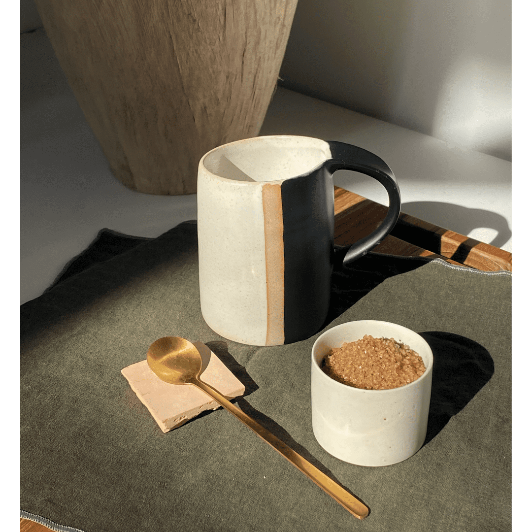 Sunday Mornings Ceramic Artisan Handmade Mug Tilley + Me