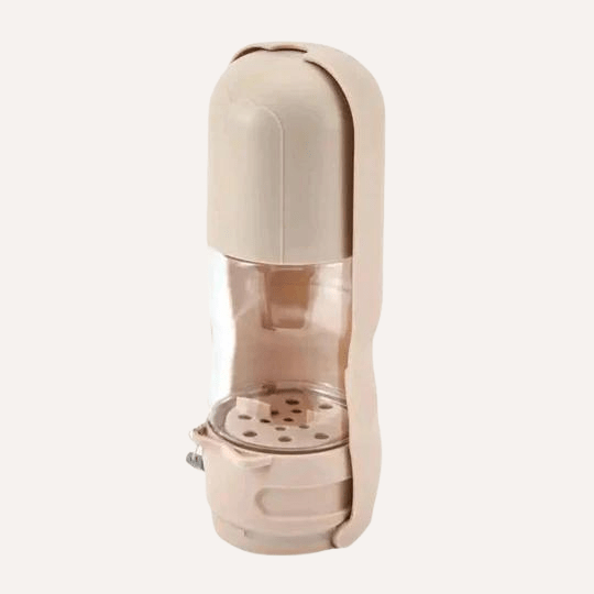 Travel Dog Water Bottle with Treat Holder – Leakproof & BPA-Free 350mL Tilley + Me