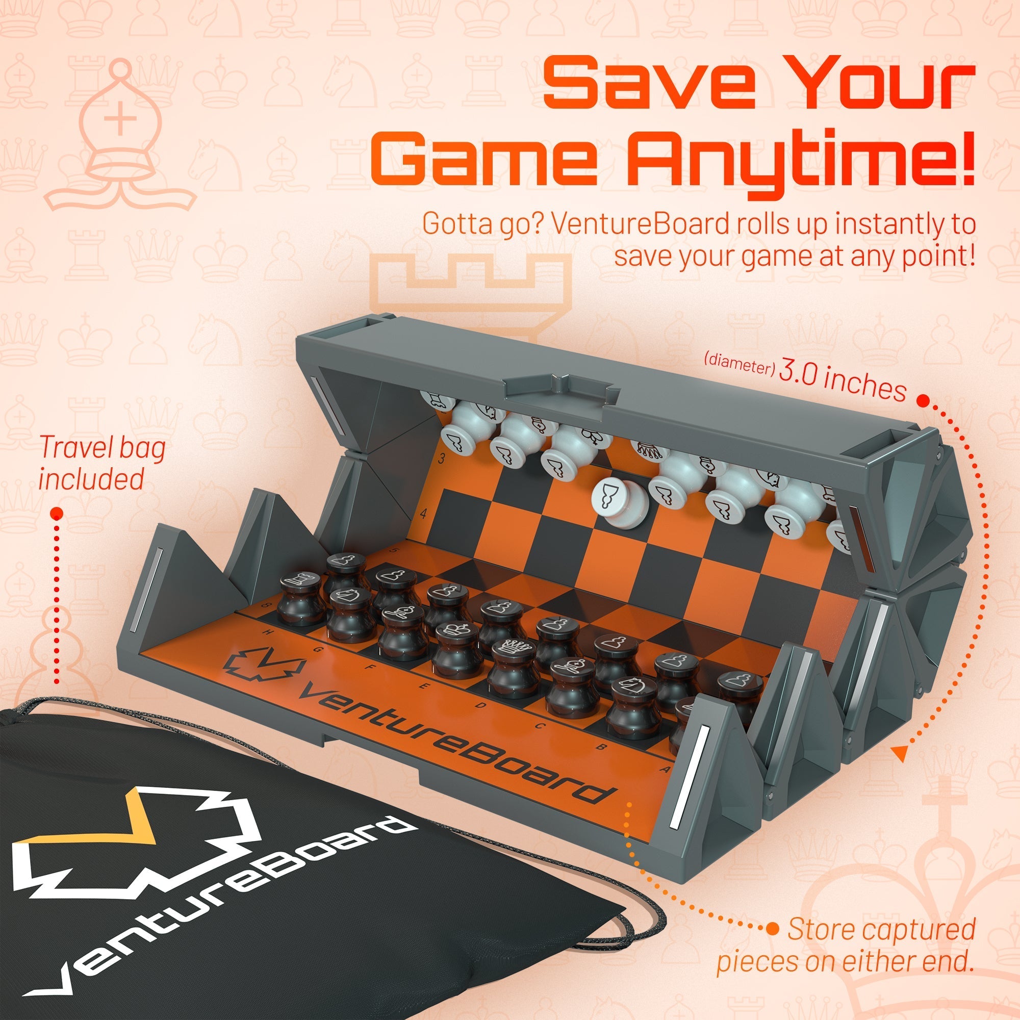 Mini Chess - Fire VentureBoard